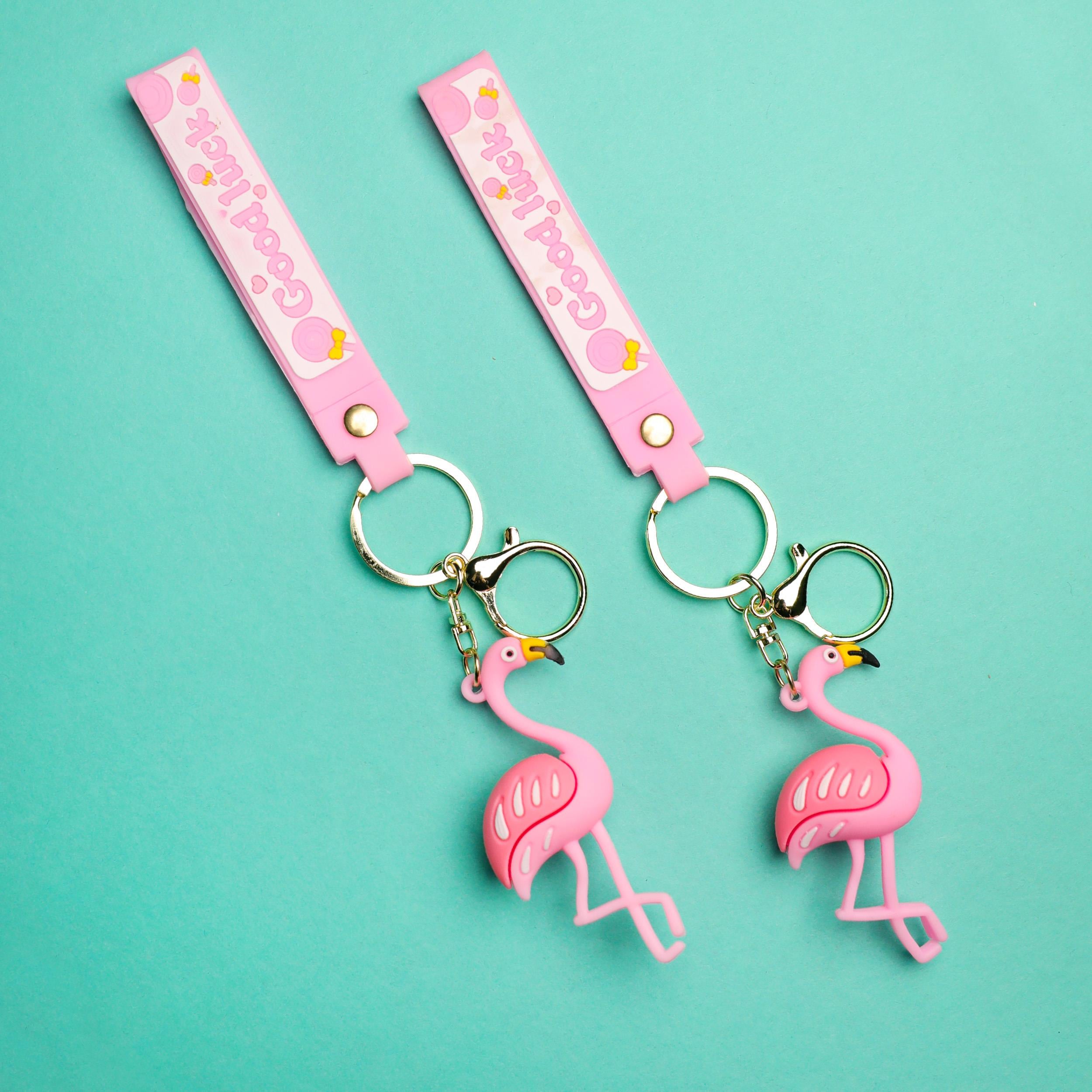 Flamingo Anahtralık Çanta Süsü Silikon
