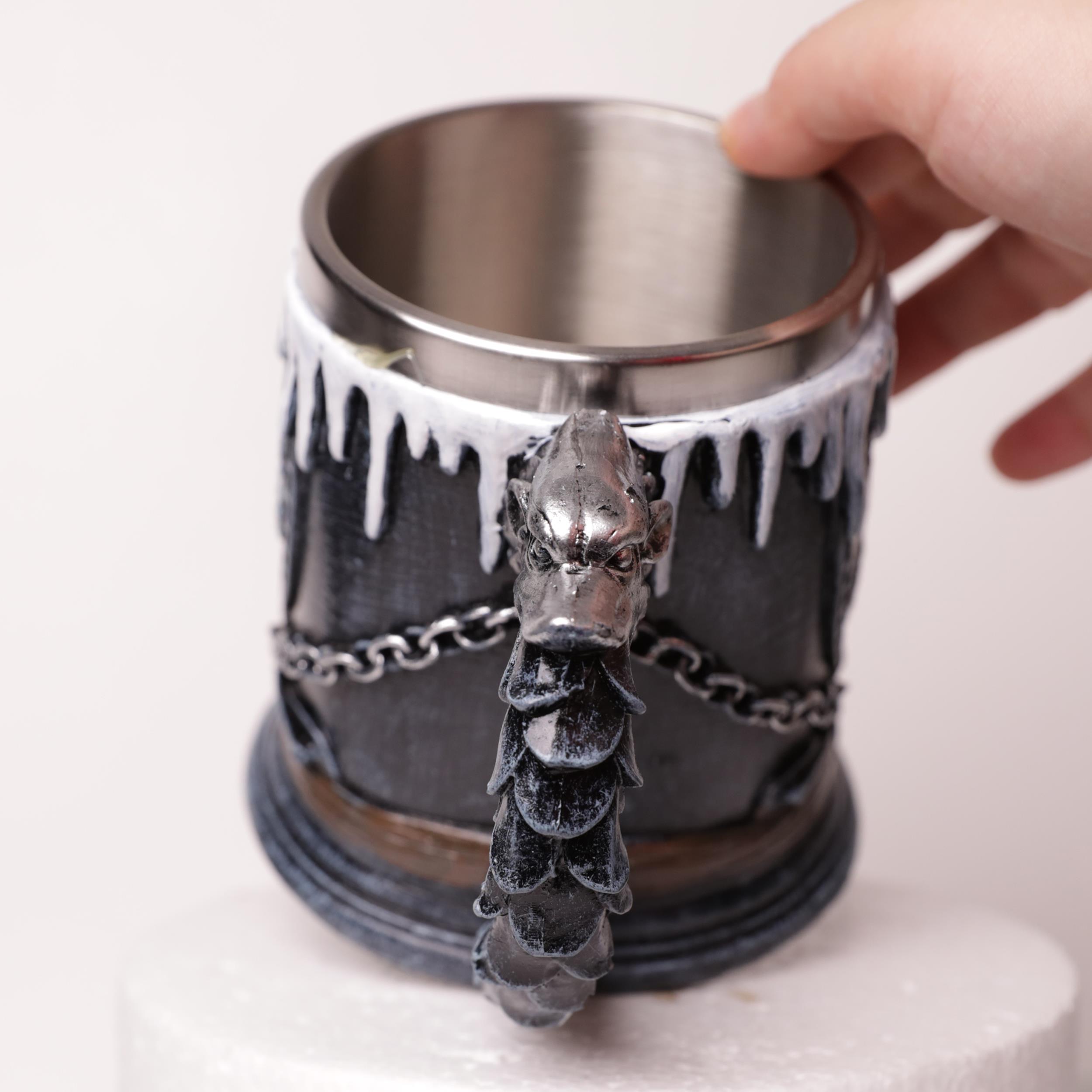 Game Of Thrones Winter İs Coming Çelik Kupa Bardak