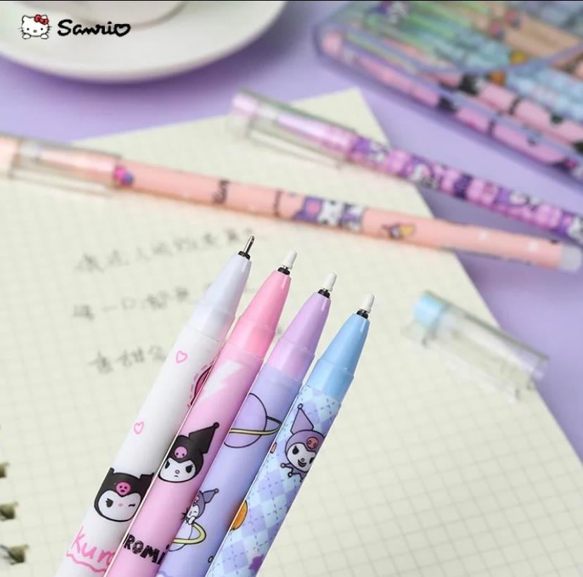 Kawai Sanrio Kuromi  0.5  Jel Kalem  Mavi Mürekkep