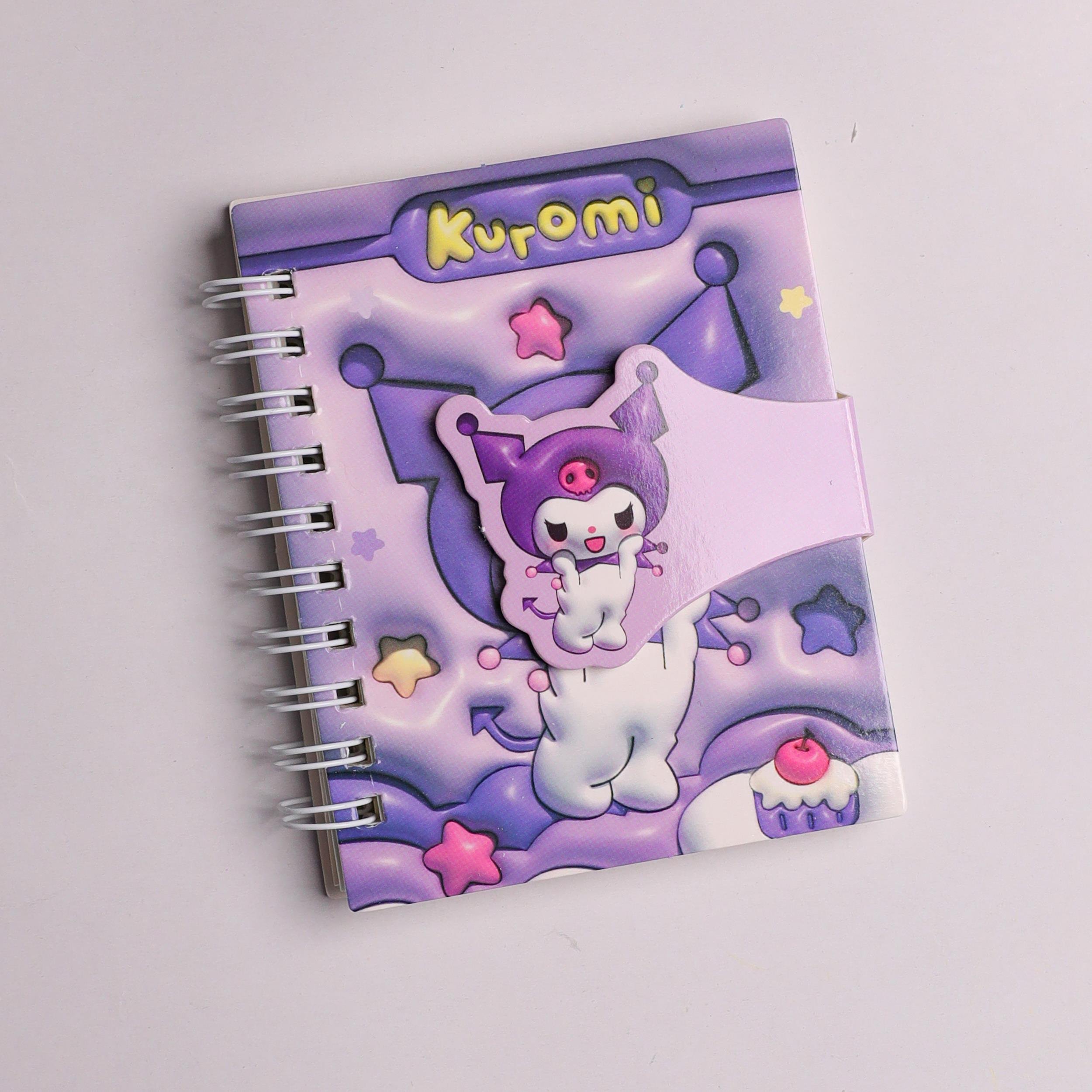 Kawaii Sanrio Hello Kitty ,Melodi ,Kuromi ,Cinnamarol Defter Mıknatıslı Mini