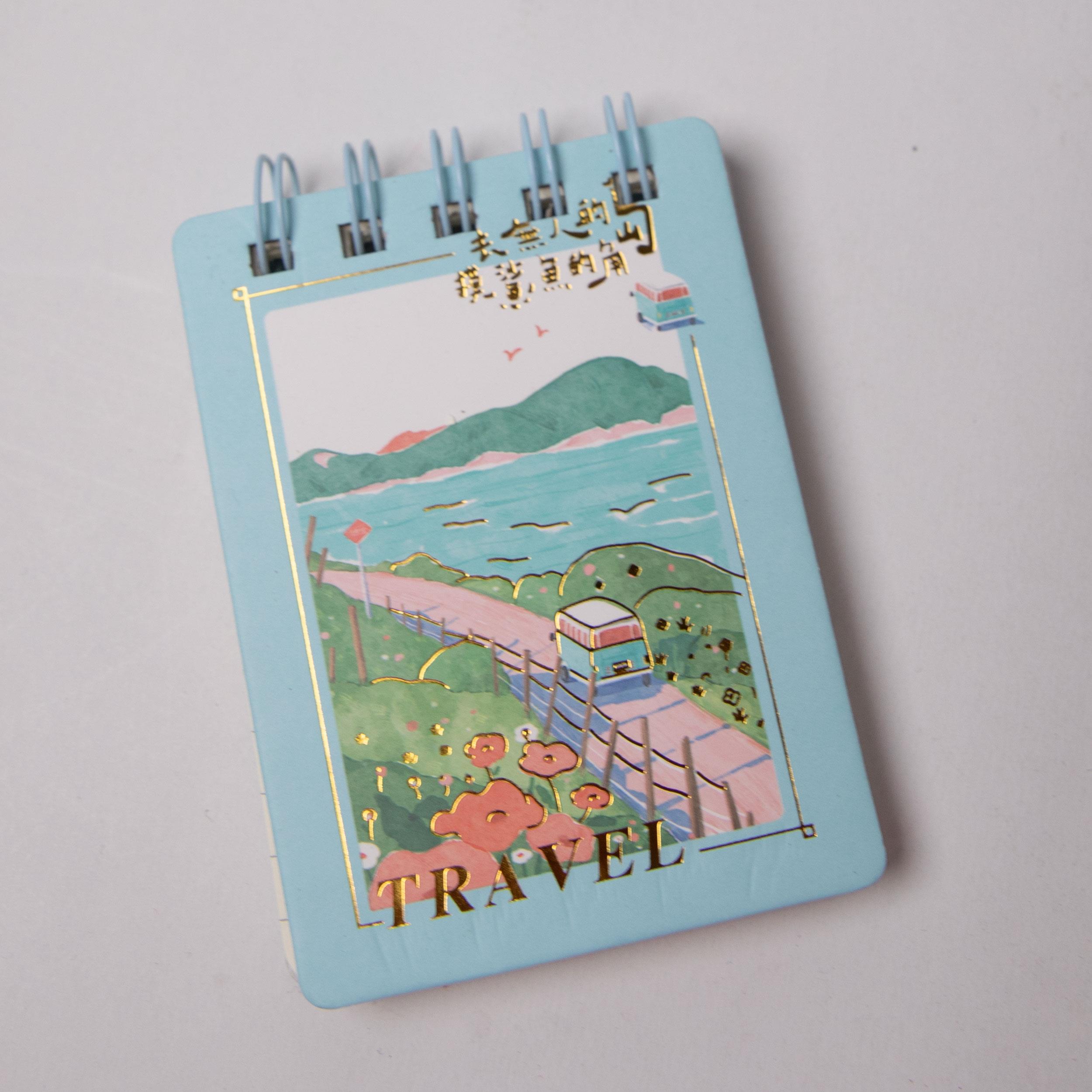 Manzara  Tasarımlı  Mini Not Defter