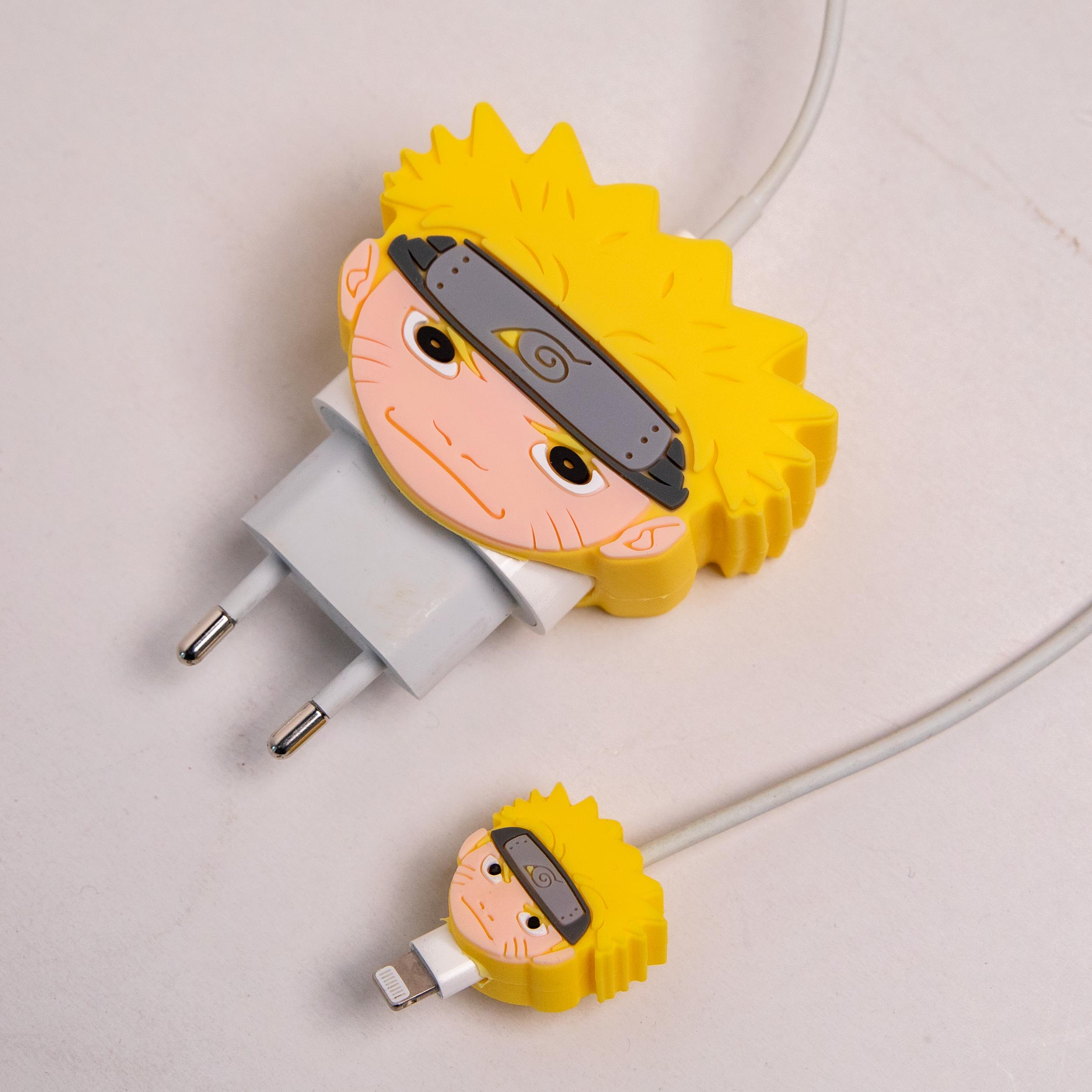Naruto Şarj Koruyucu Başlığı Ve Kablo Koruyucu Set
