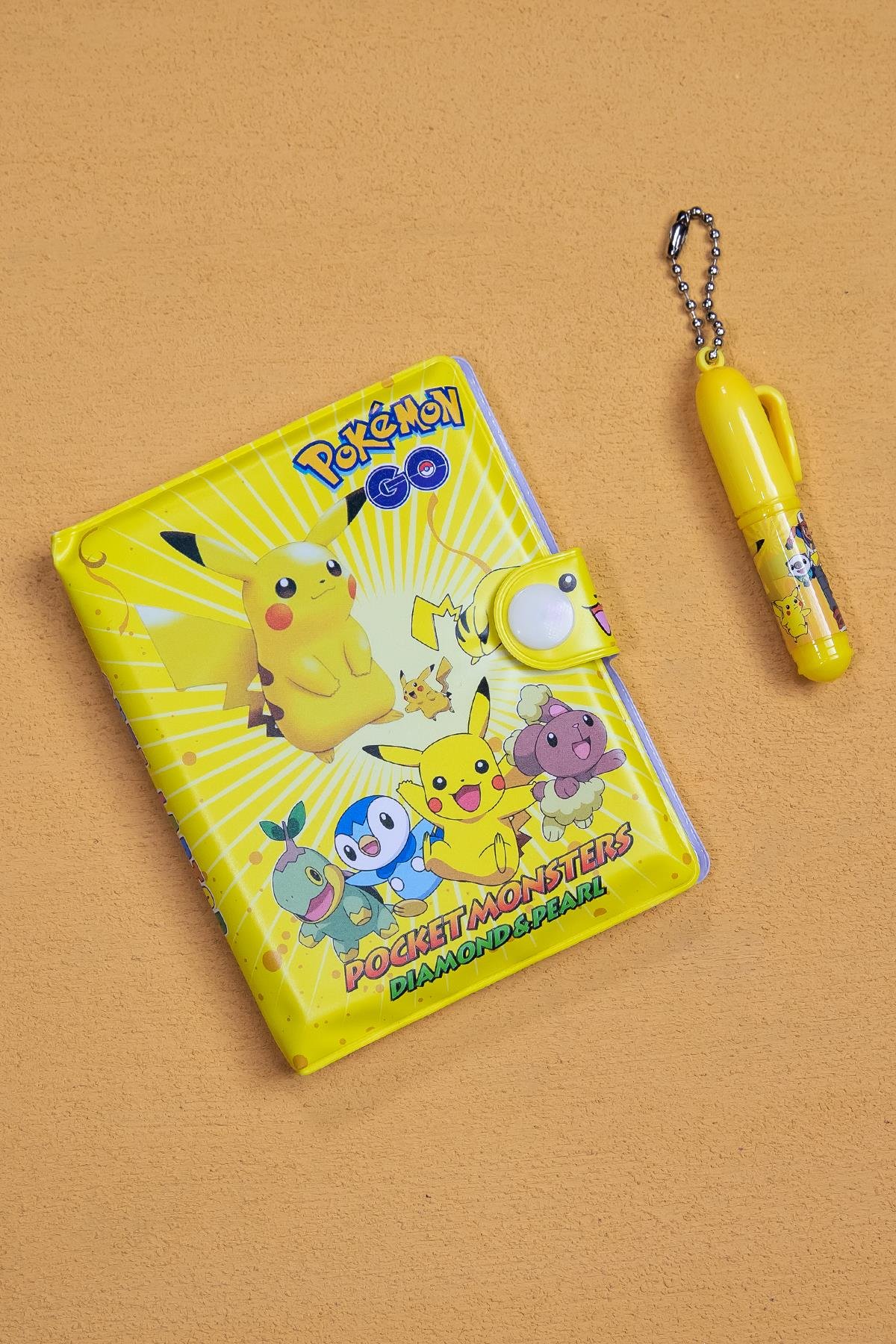 Pokemeon Desenli Mini Not Defteri Ve Tükenmez Kalem Set