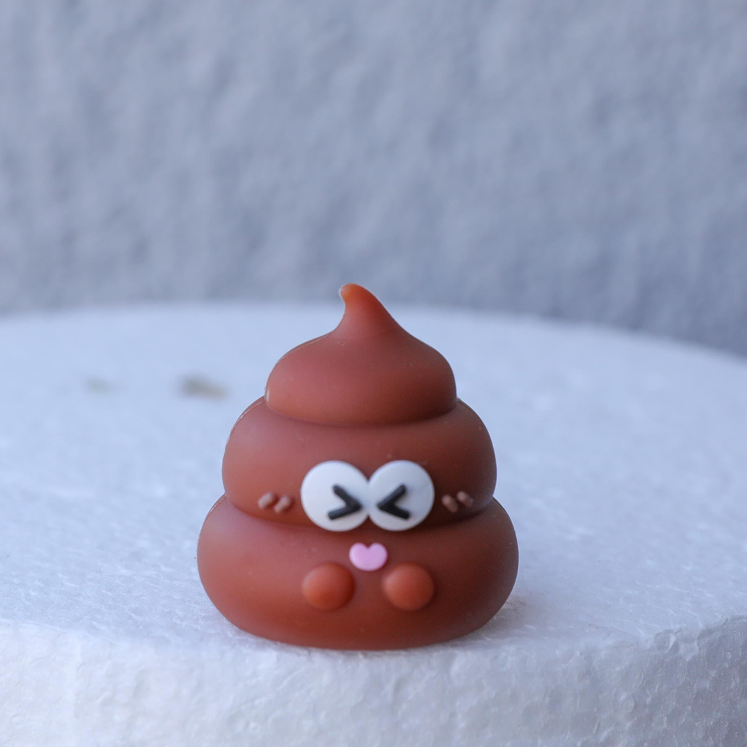 Poo Figürlü 3d Silikon Kalemtraş 