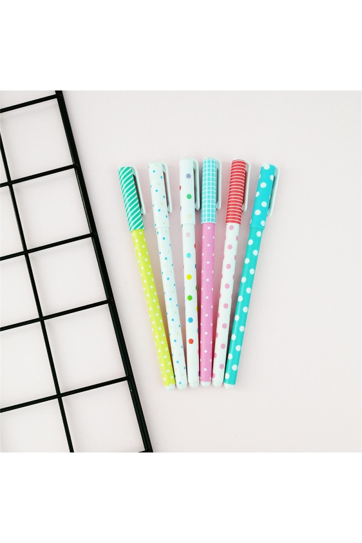 Puantiyeli Kalem Seti (6'Lı)