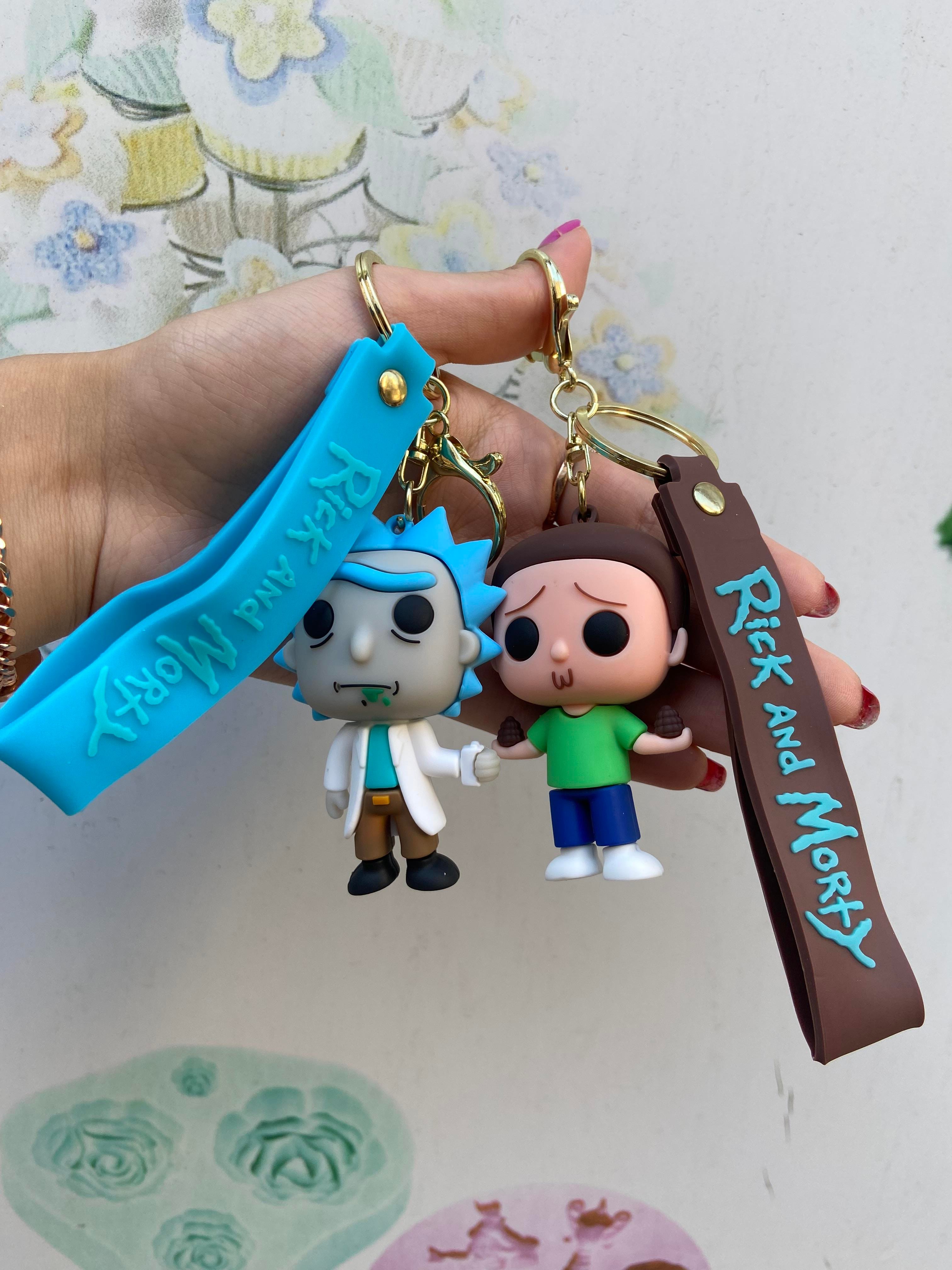 Rock And Morty Silikon Anahtarlık Çanta Süsü