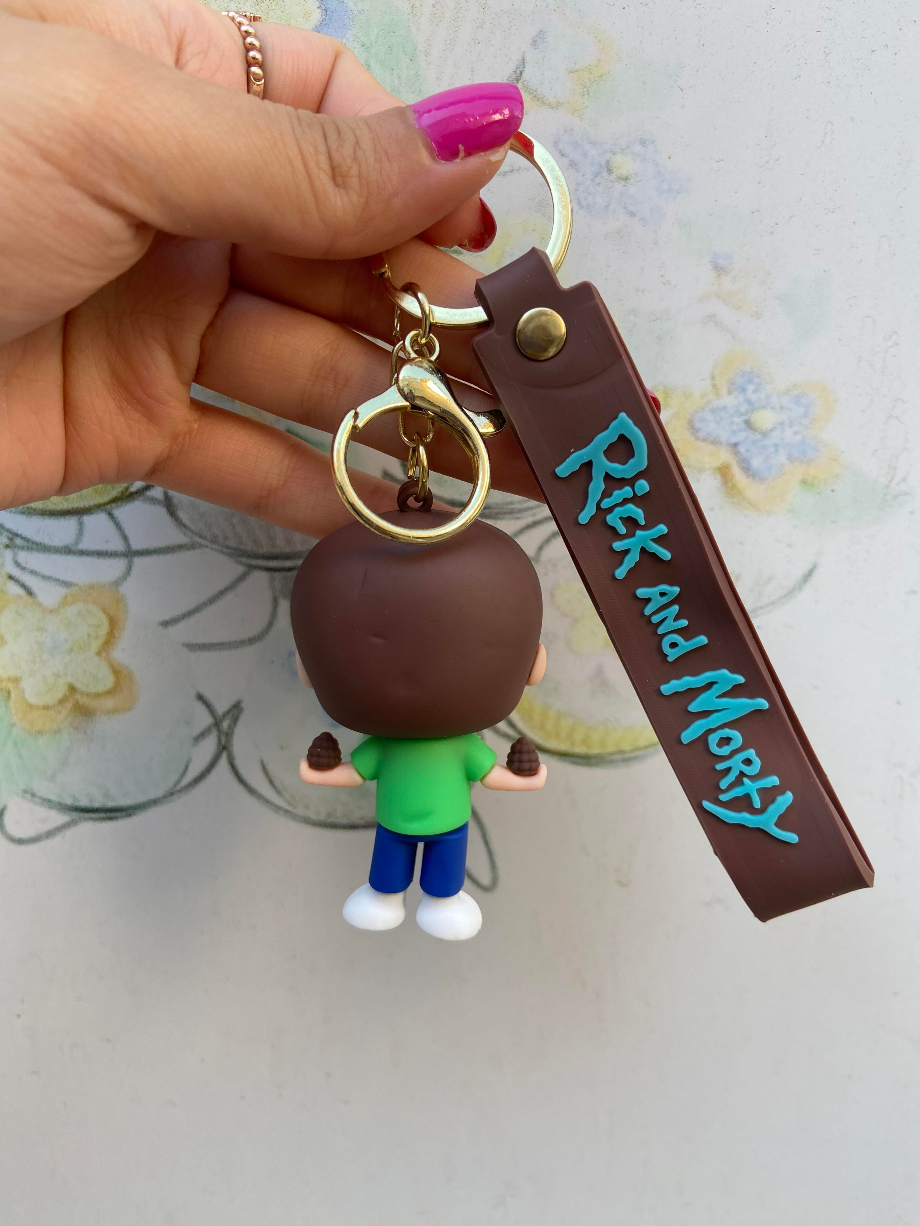Rock And Morty Silikon Anahtarlık Çanta Süsü