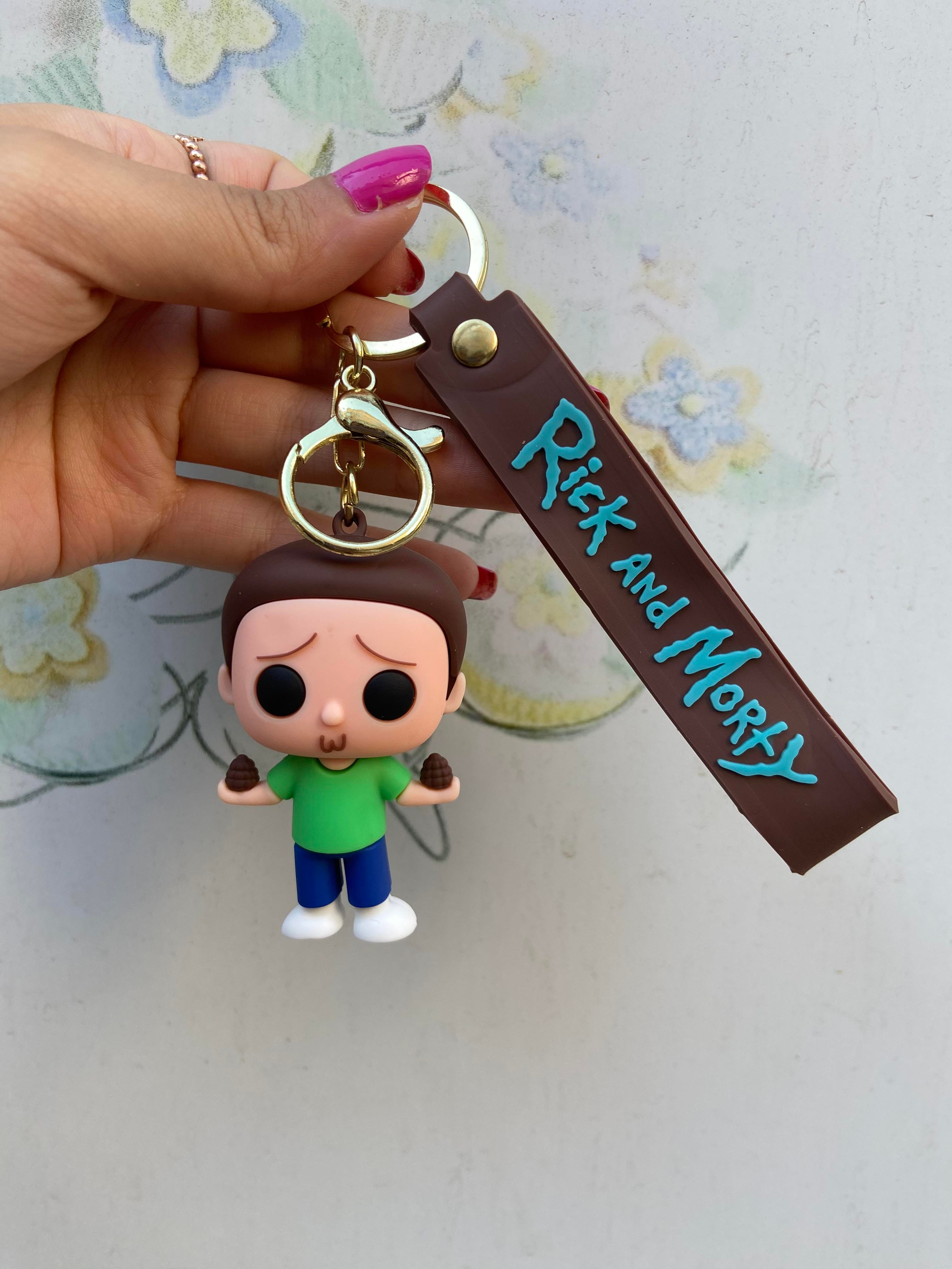 Rock And Morty Silikon Anahtarlık Çanta Süsü