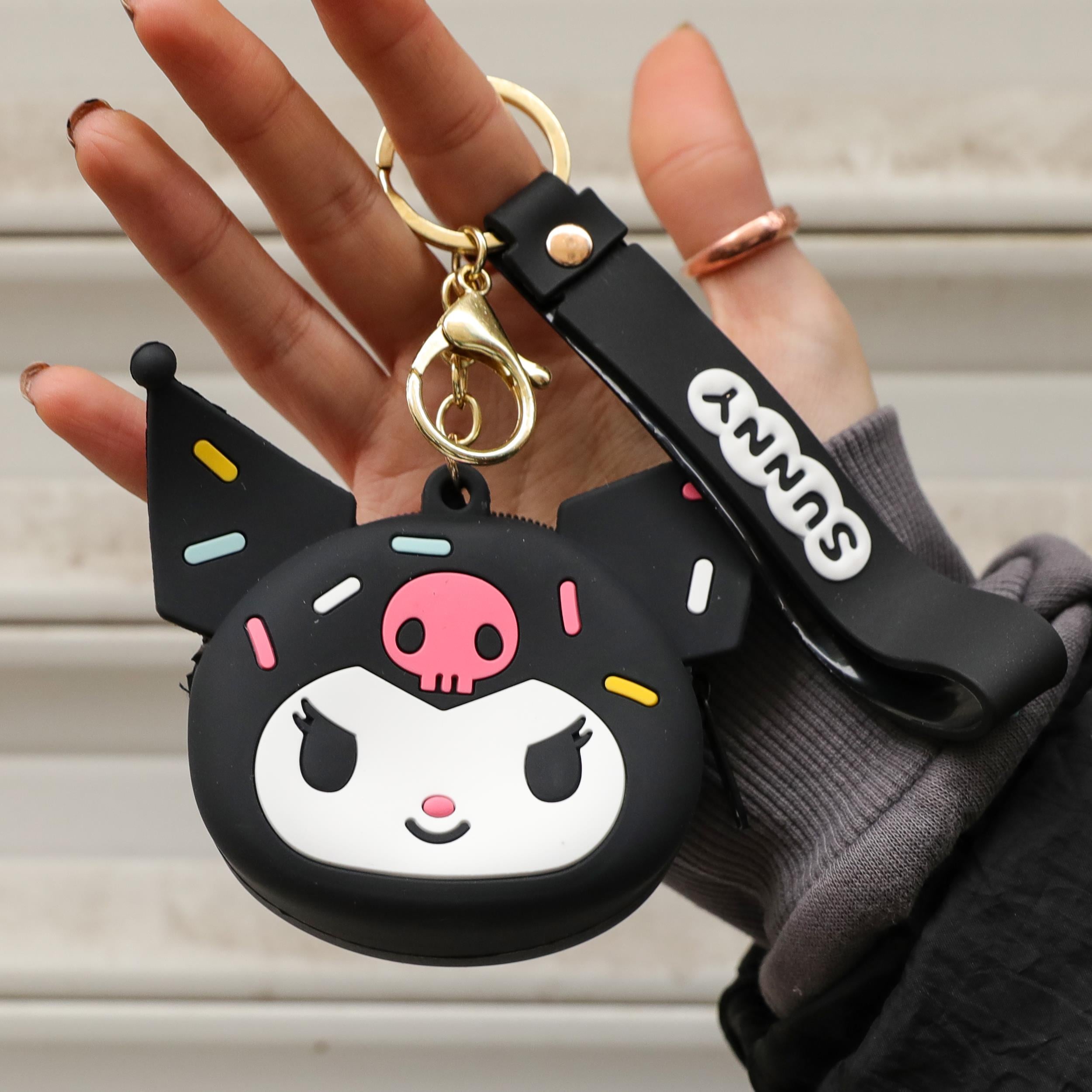 Sanrio  Kuromi Bozuk Para Cüzdanı Silikon