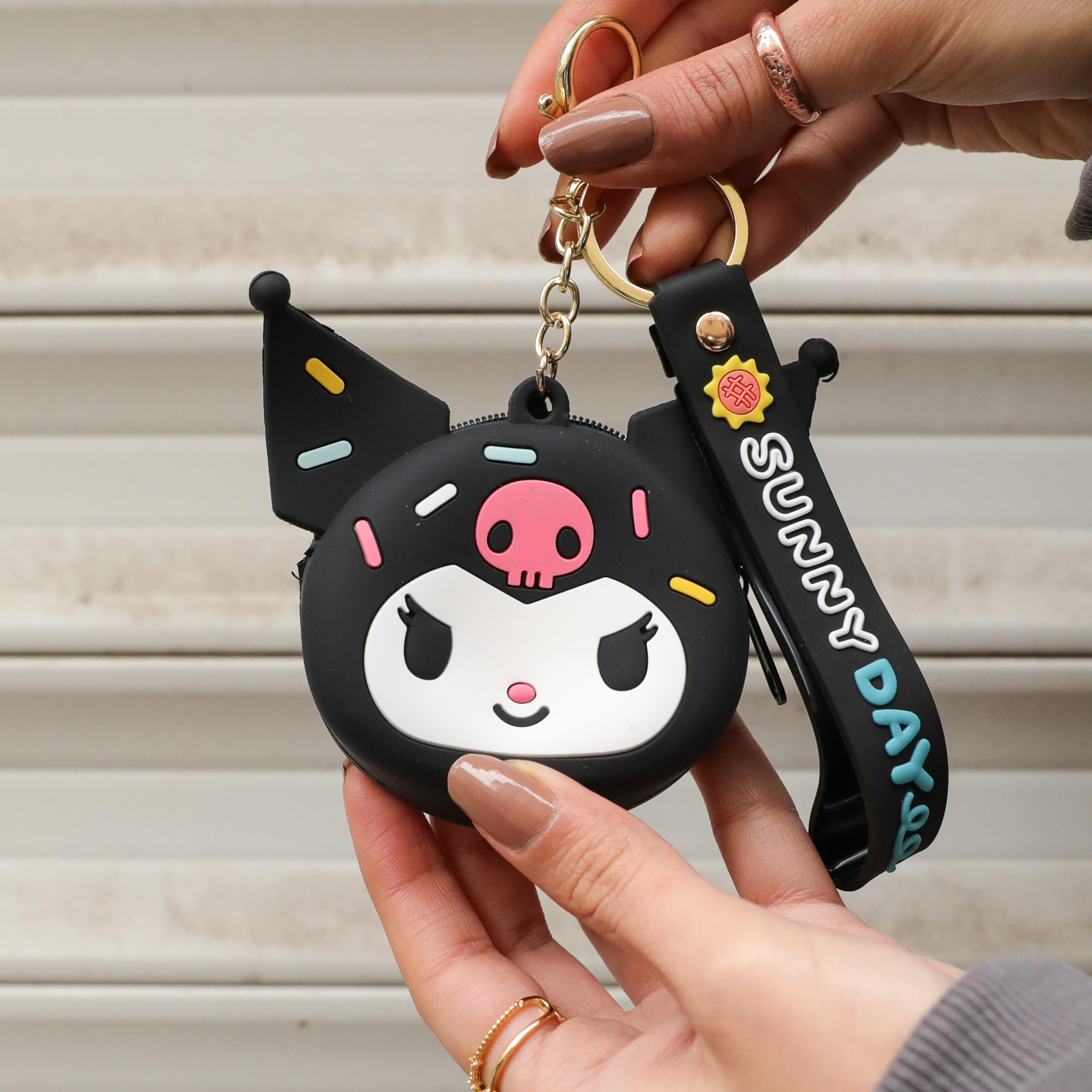 Sanrio  Kuromi Bozuk Para Cüzdanı Silikon
