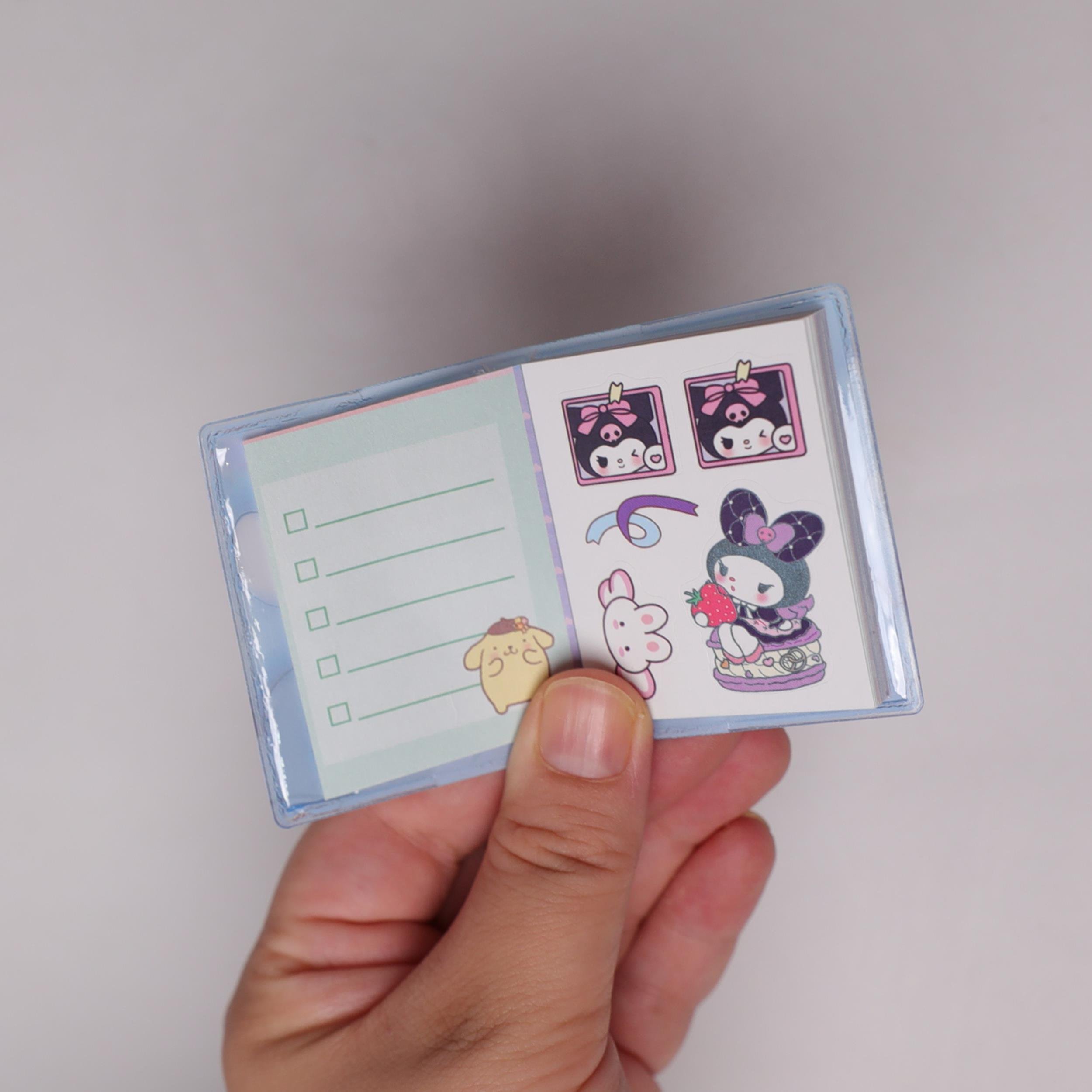Sanrio Kuromi  Sulu Mini  2'li Stecker Defter 6  cm
