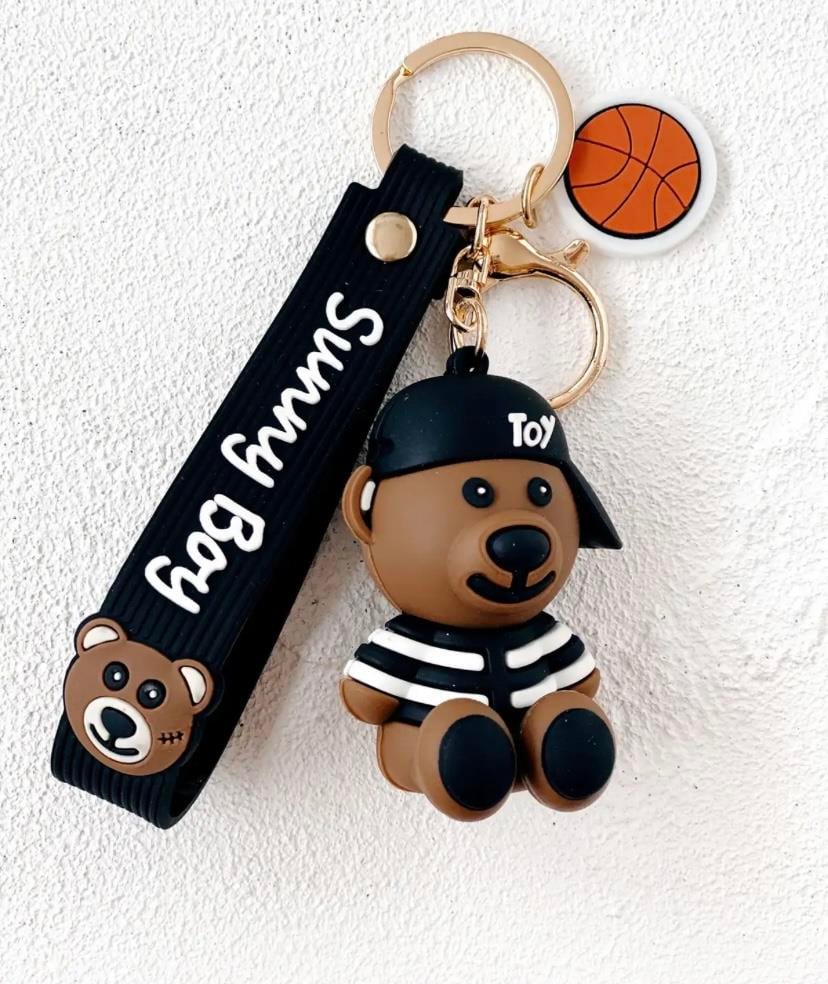 Sevimli Ayı Bear Silikon Anahtarlık Çanta Süsü 