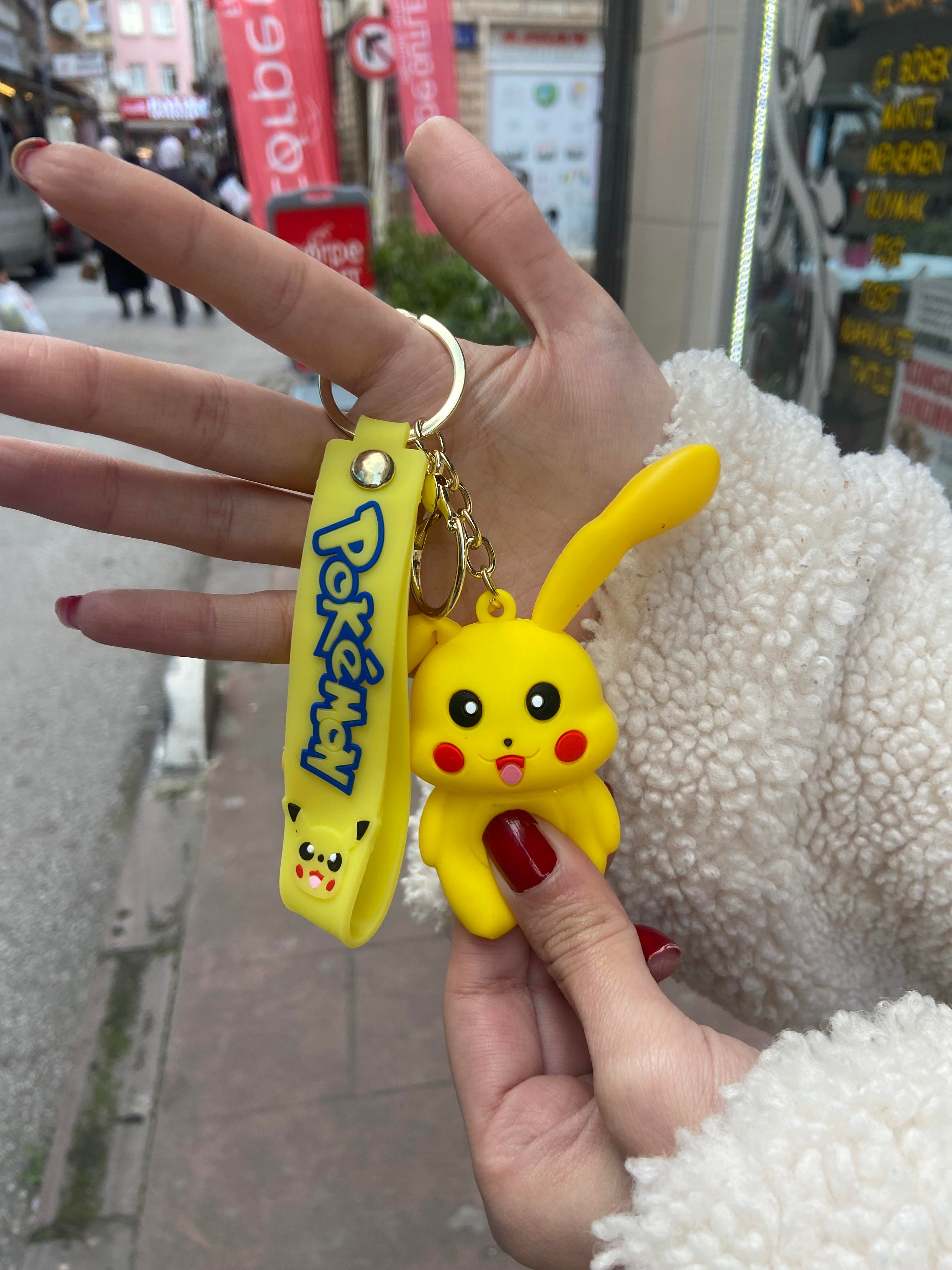 Sevimli Pokemon Kulakları  Hareketli Anahtarlık