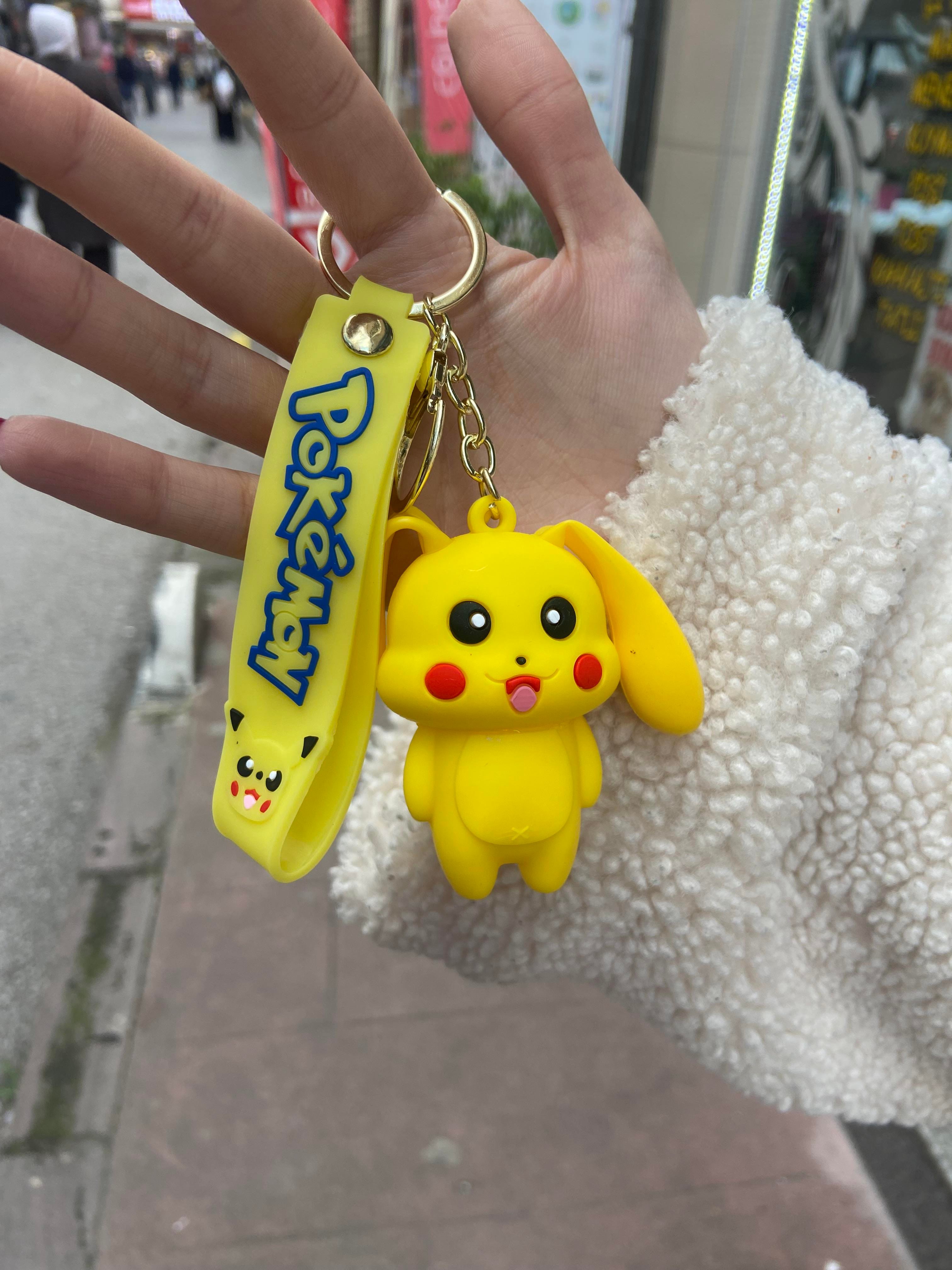 Sevimli Pokemon Kulakları  Hareketli Anahtarlık