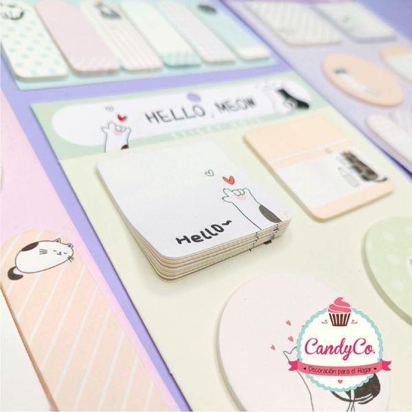 Sevimlli Kediller Post-İt Seti