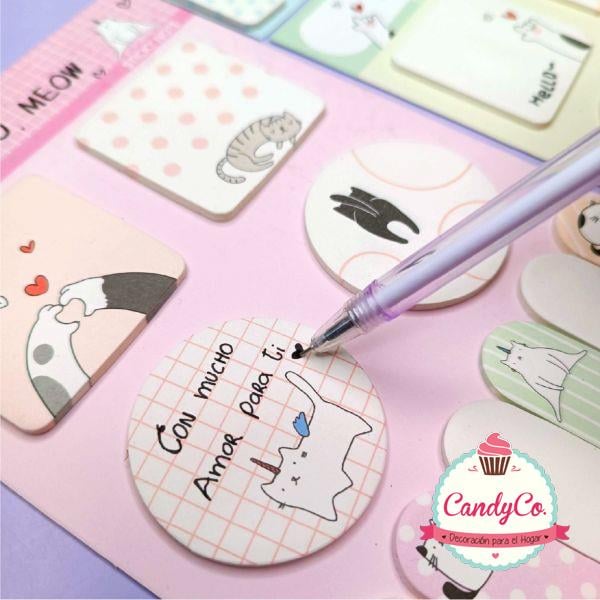 Sevimlli Kediller Post-İt Seti