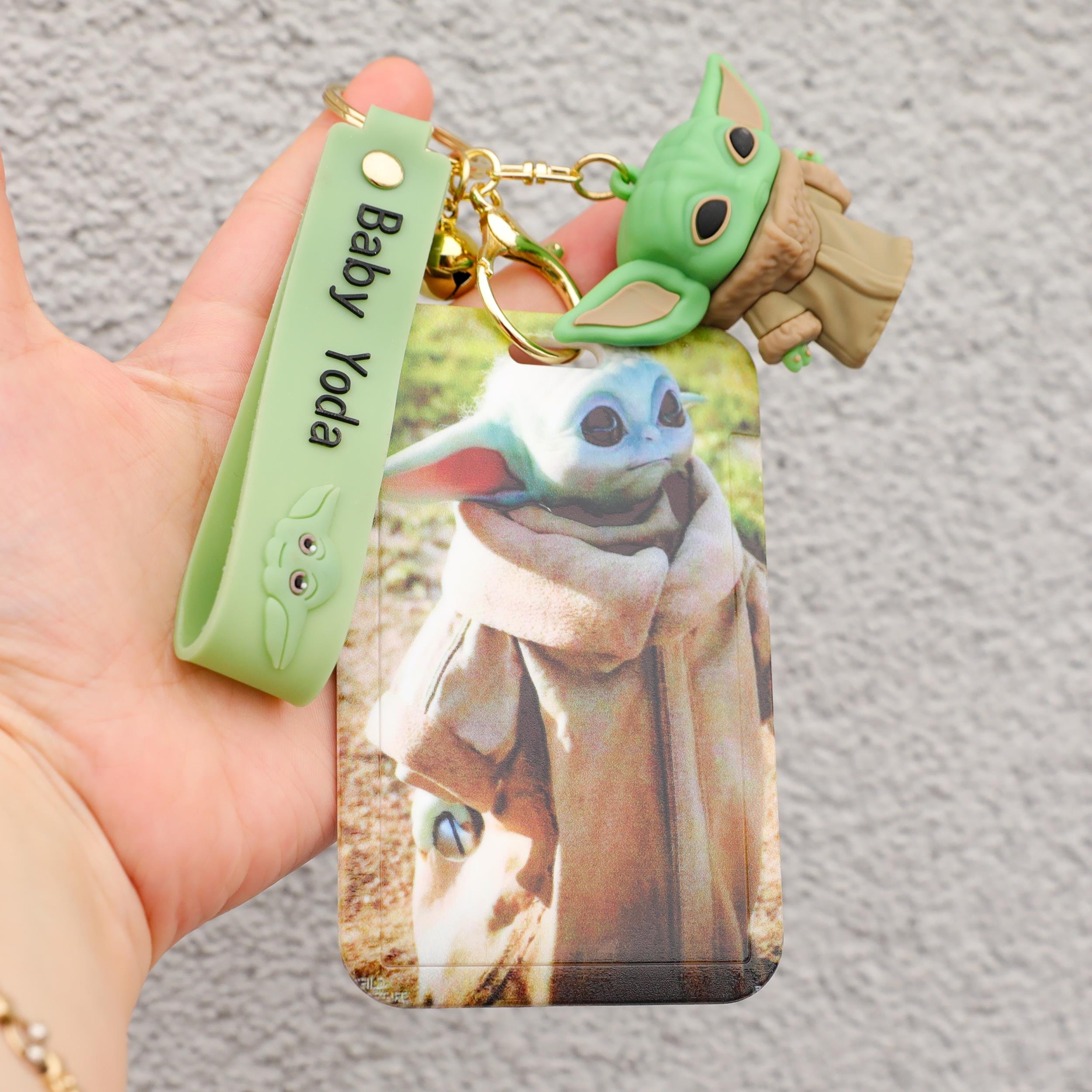 Star Wars - Baby Yoda Silikon  Kartlık  Anahtarlık 