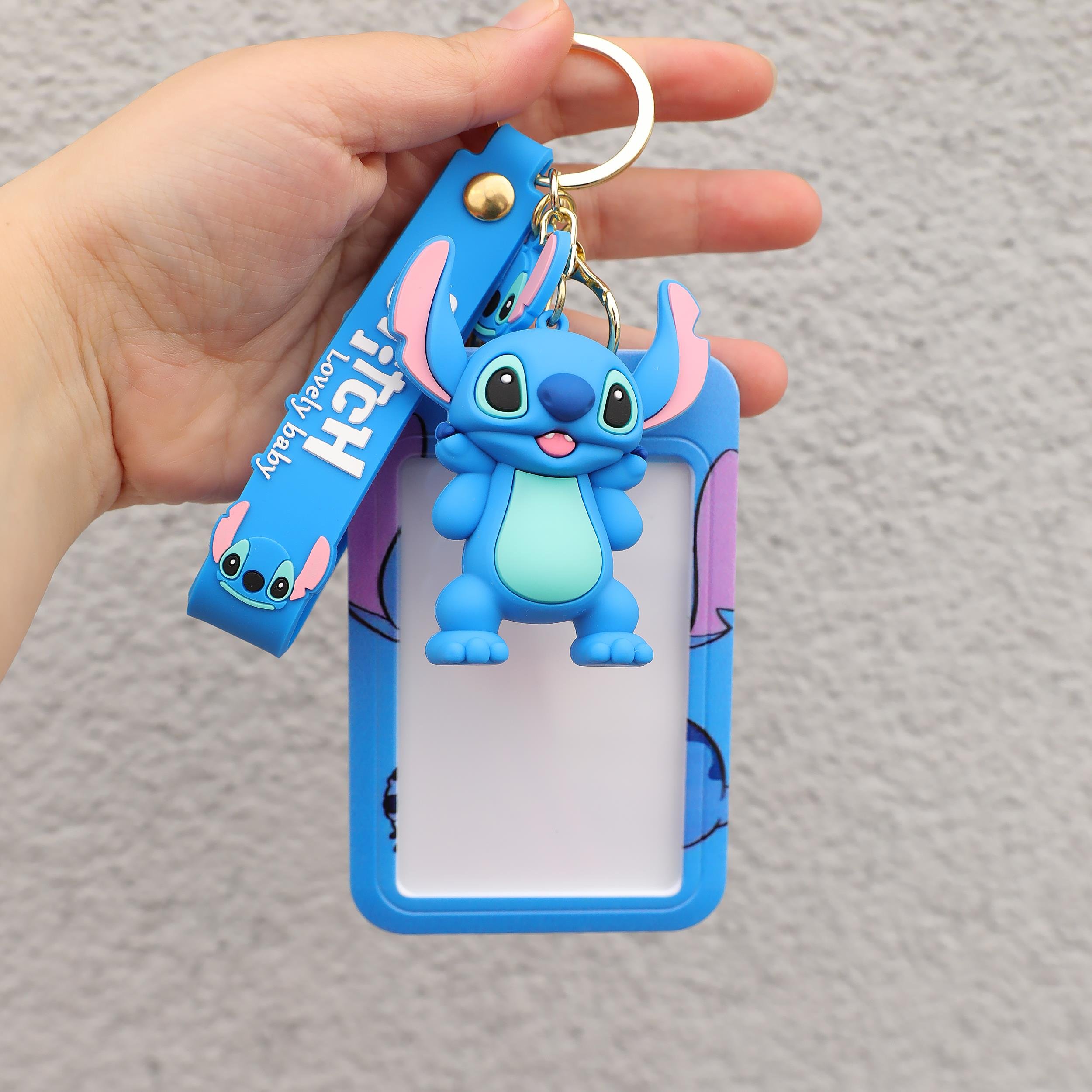 Stich Silikon Anahtralık Kartlık