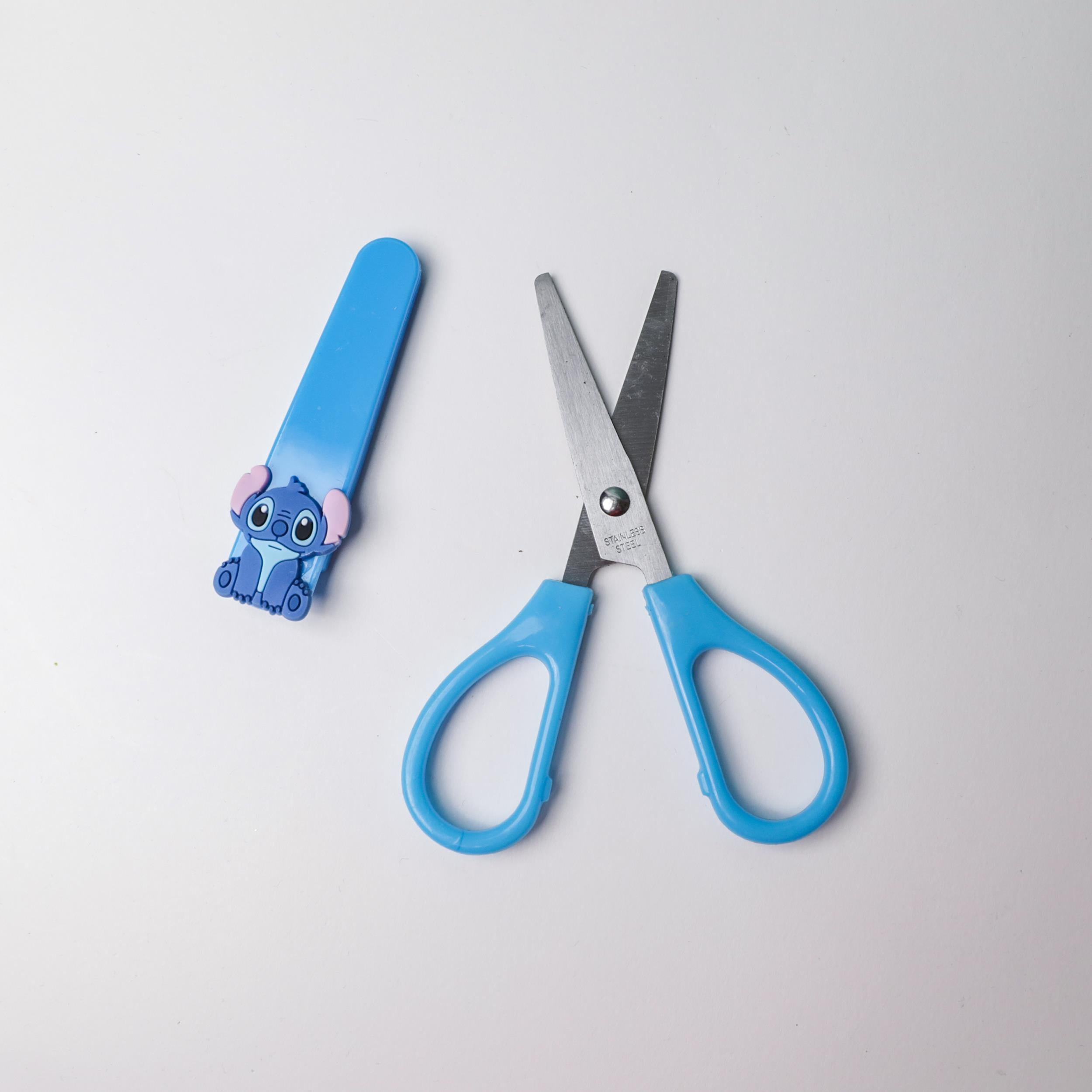Stitch Silikon Kağıt Çelik Makas