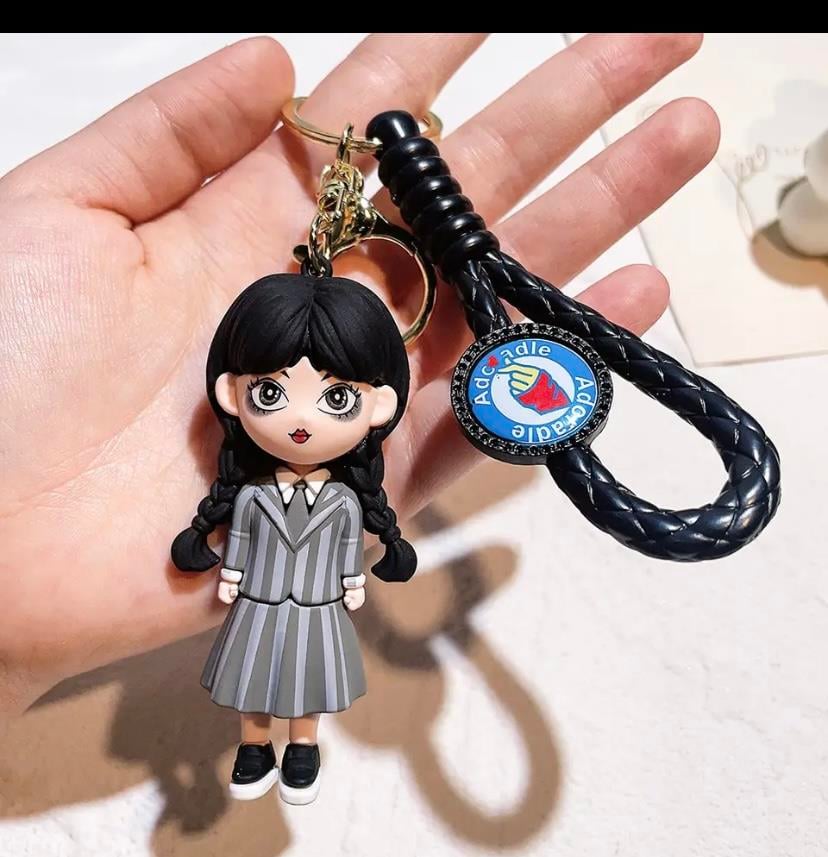 Wednesday Addams School Anahtarlık Çanta Süsü