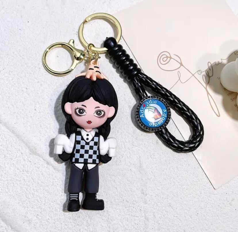 Wednesday Addams School Anahtarlık Çanta Süsü