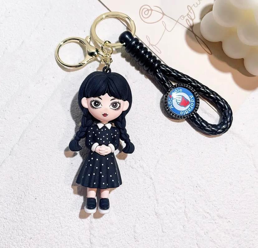 Wednesday Addams School Anahtarlık Çanta Süsü