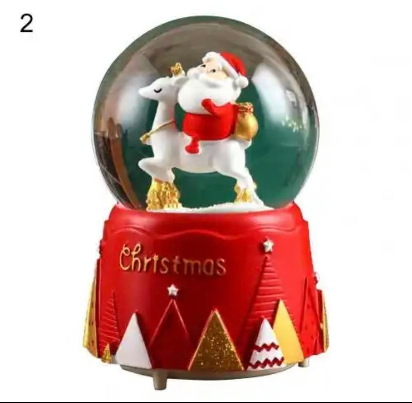 Yılbaşı  Temalı  Kar Küresi Model 2