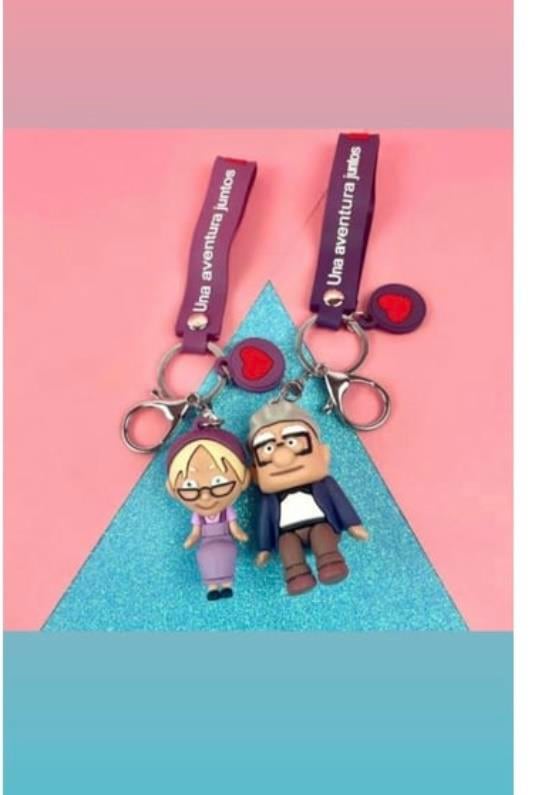 Yukarı Bak (Carl And Ellie )Anahtarlık ve Çanta Süsü