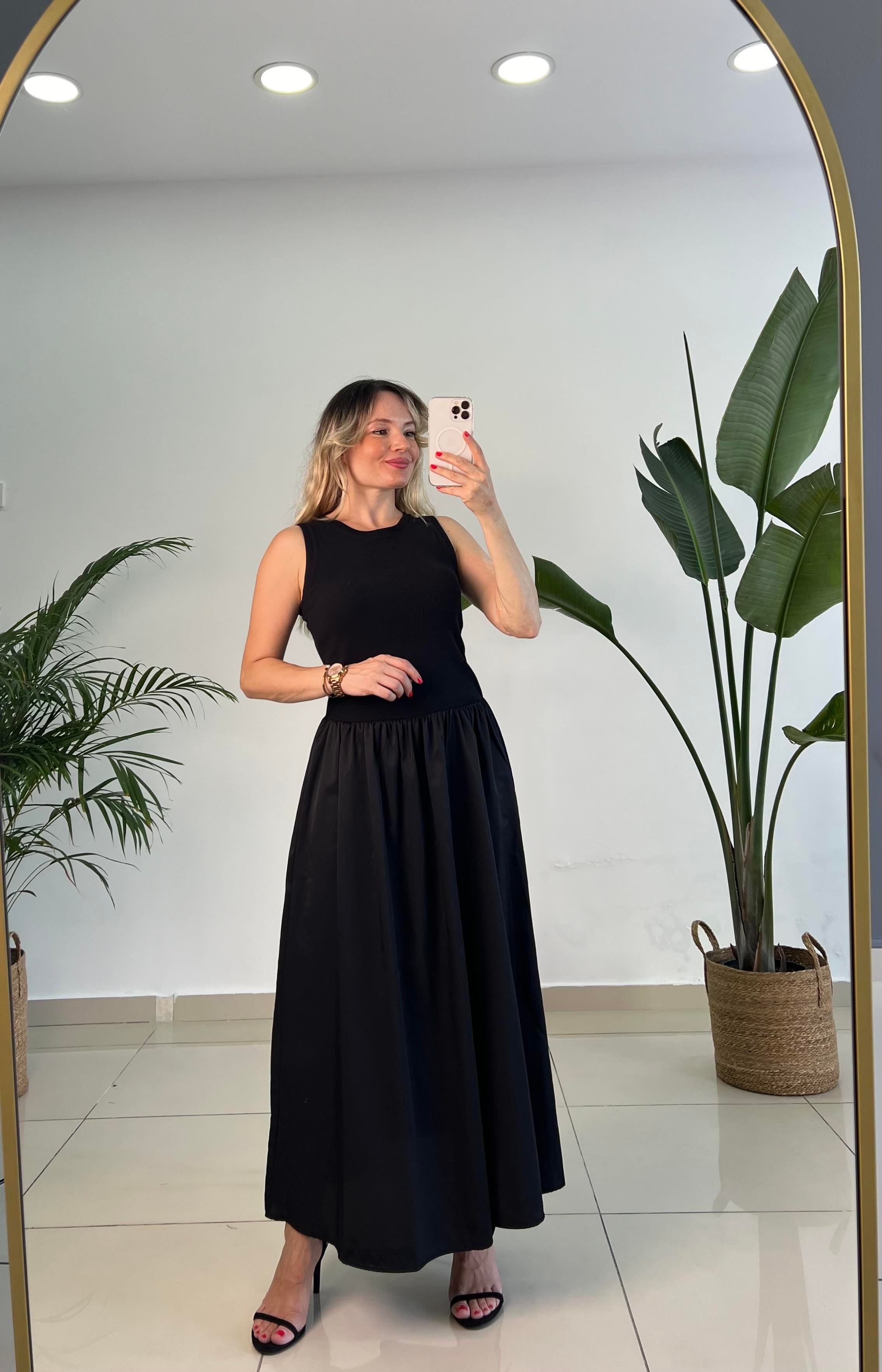 Orijinal Marka Modeli Siyah Elbise