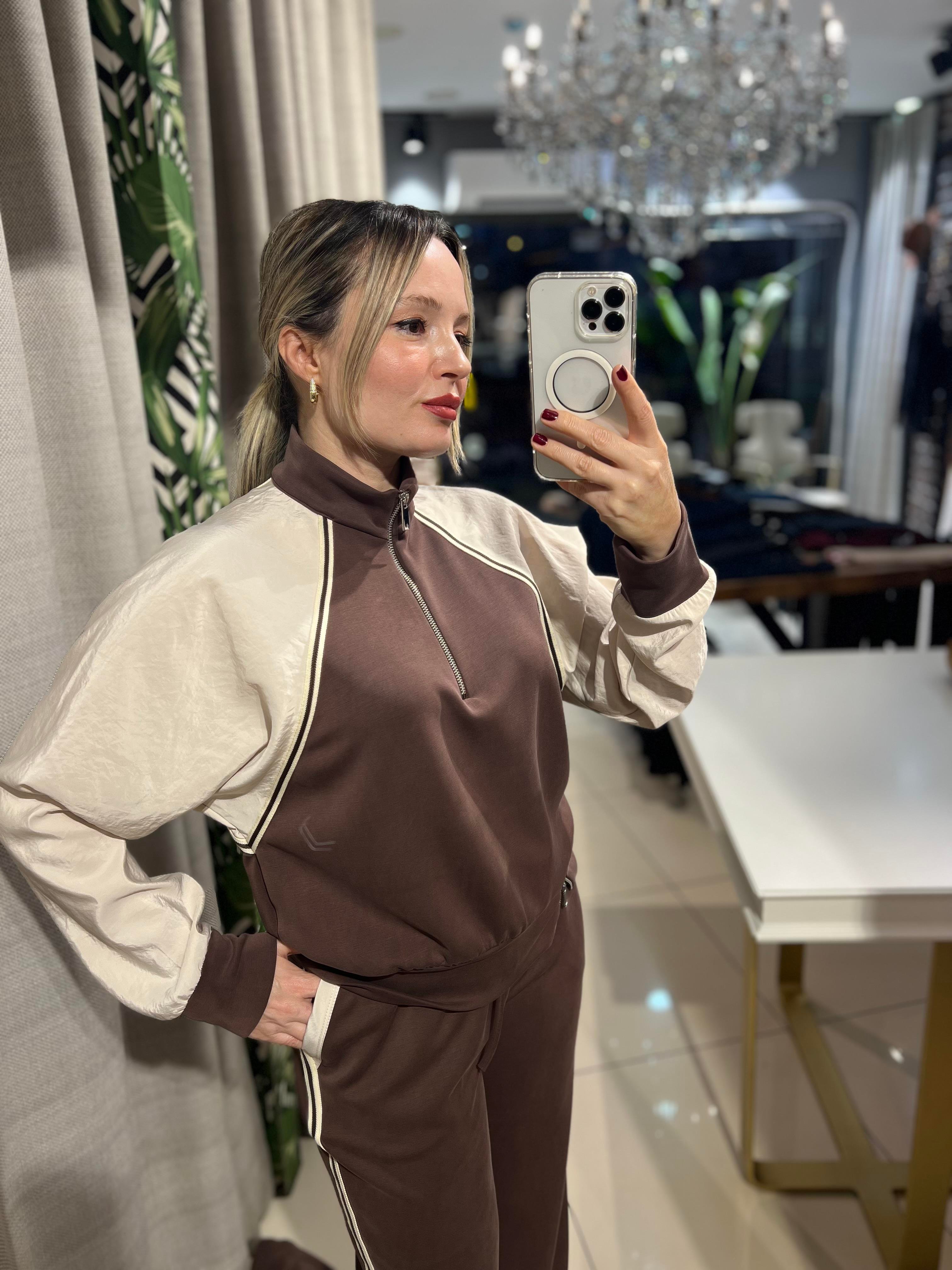 Premium Kalite Şerit Detaylı Oysh Eşofman Takımı
