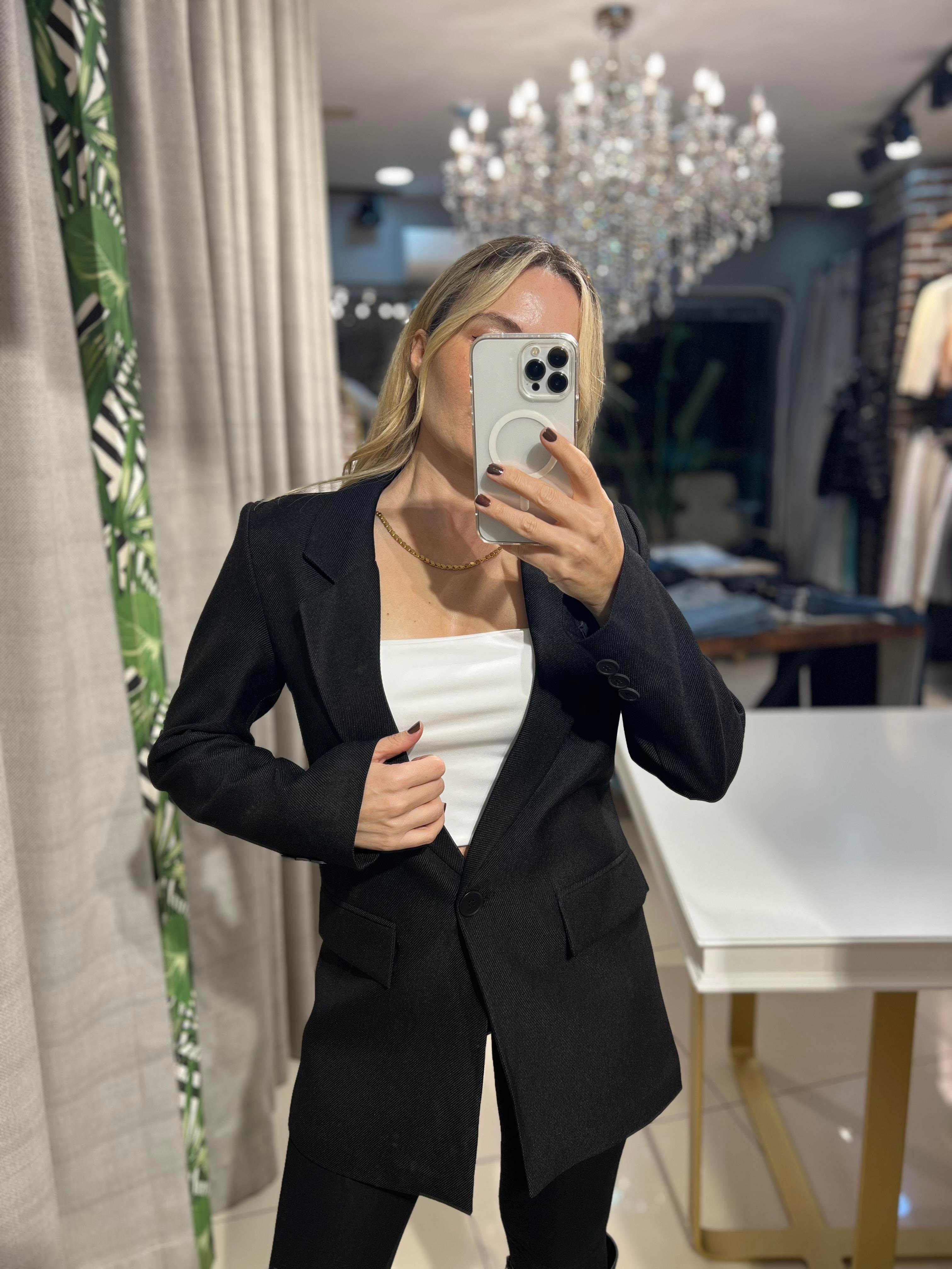 Siyah Blazer Ceket