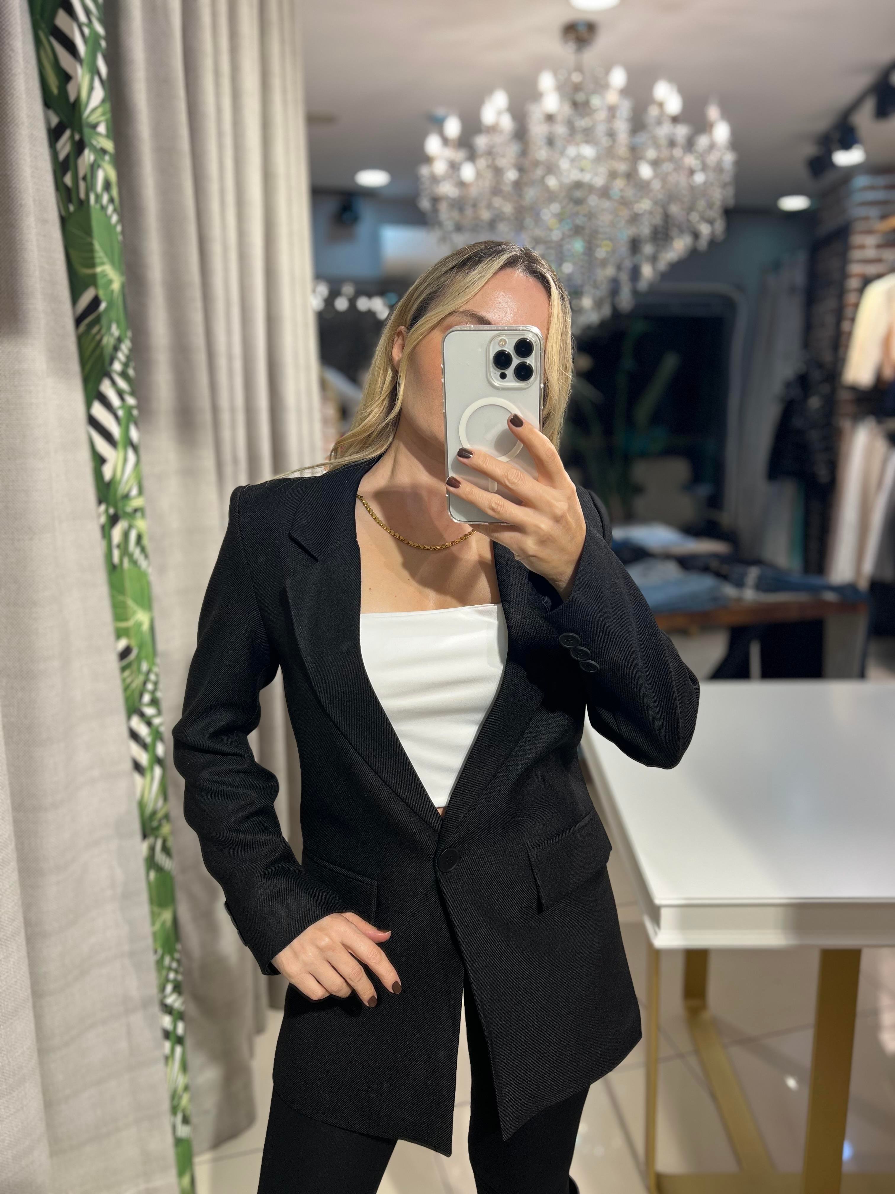 Siyah Blazer Ceket