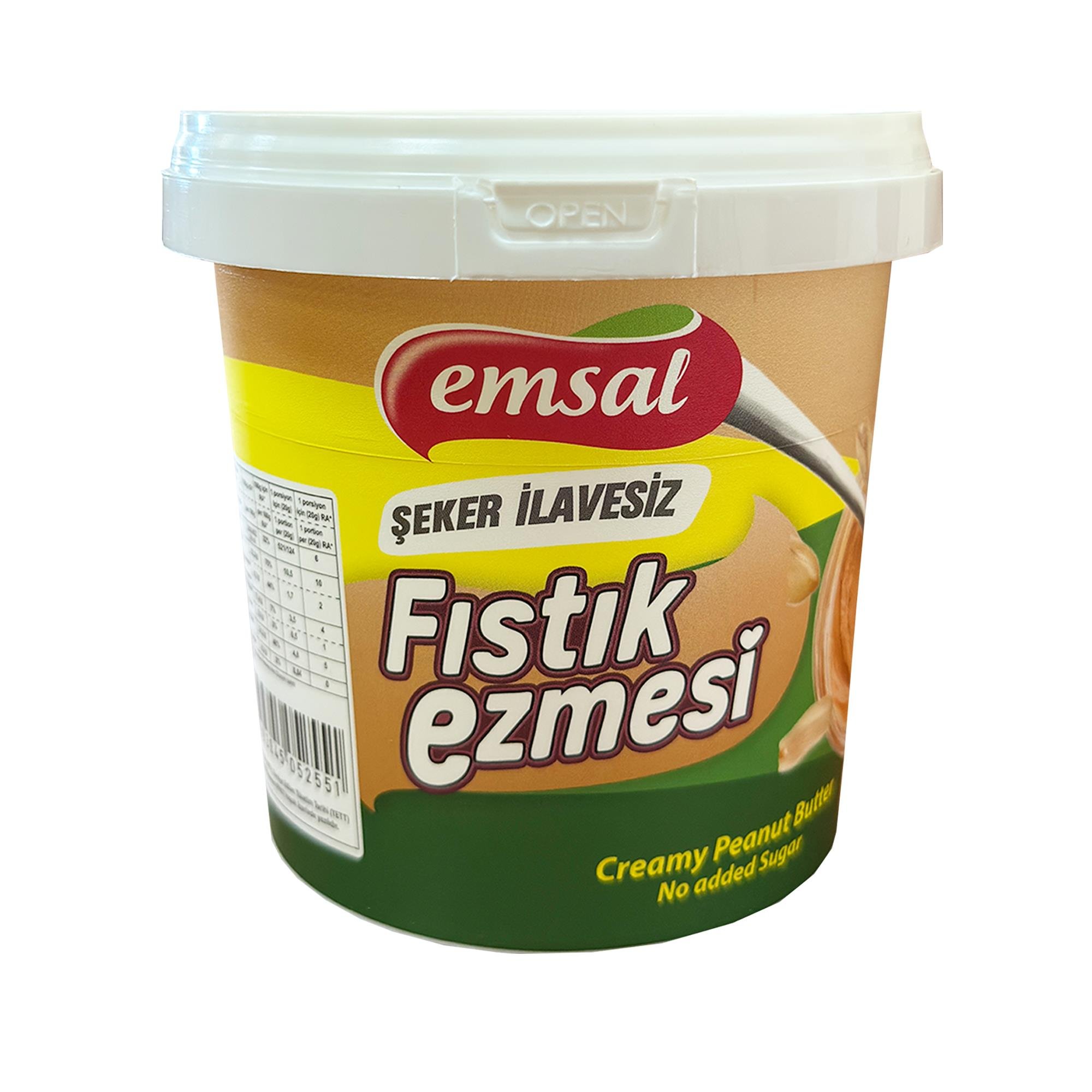 Yer Fıstık Ezmesi Şekersiz 1000g