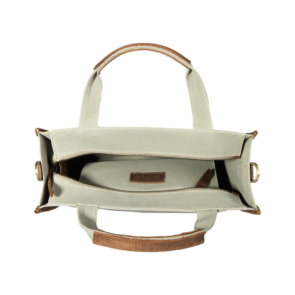 Kanvas Çanta Açık Yeşil Küçük Boy