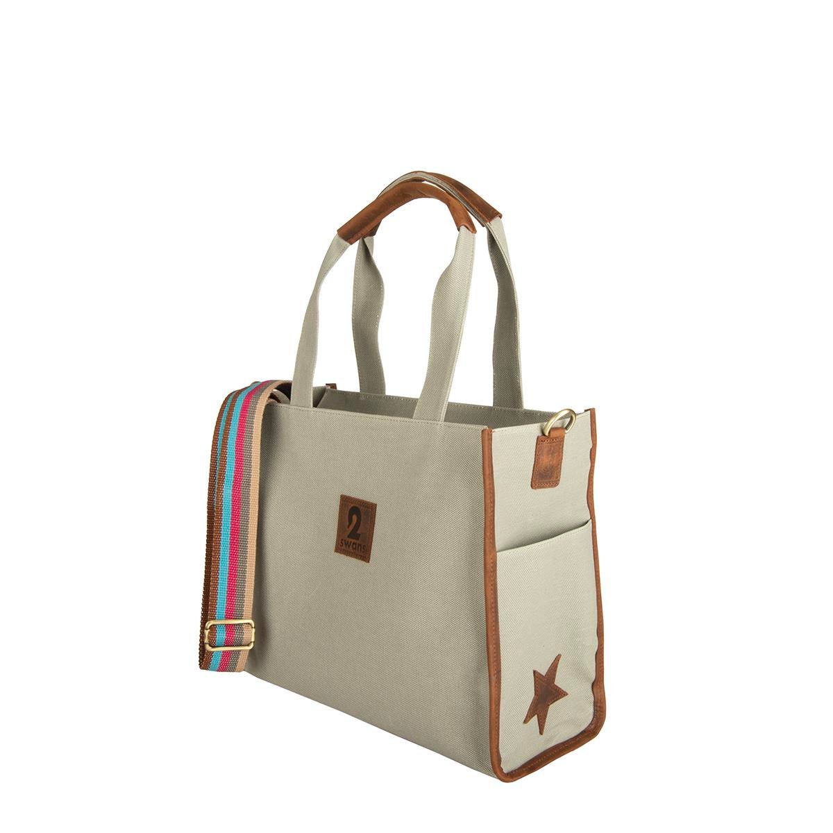 Kanvas Çanta Açık Yeşil Orta Boy