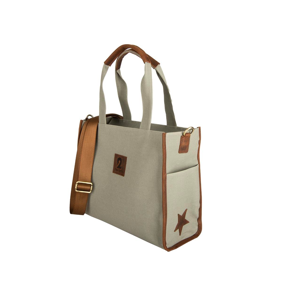 Kanvas Çanta Açık Yeşil Orta Boy