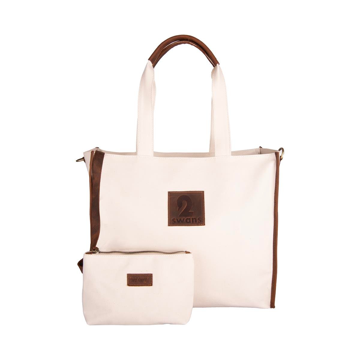 Kanvas Çanta Ekru Büyük Boy