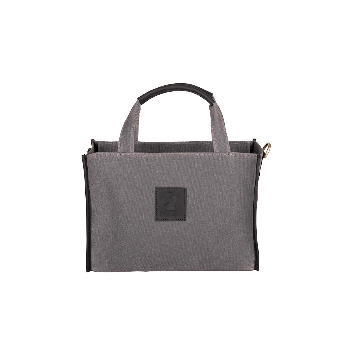 Kanvas Çanta Gri Küçük Boy