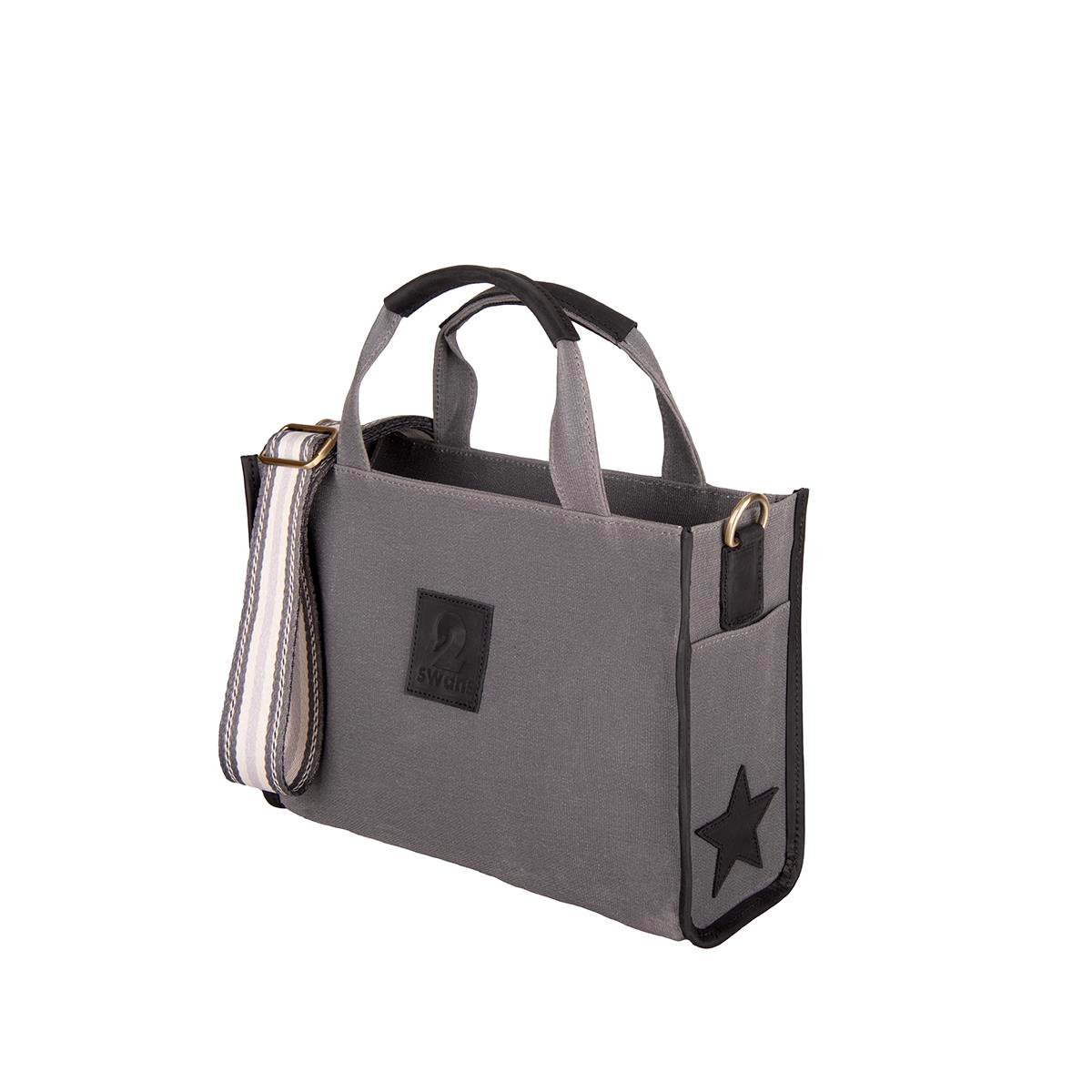 Kanvas Çanta Gri Küçük Boy