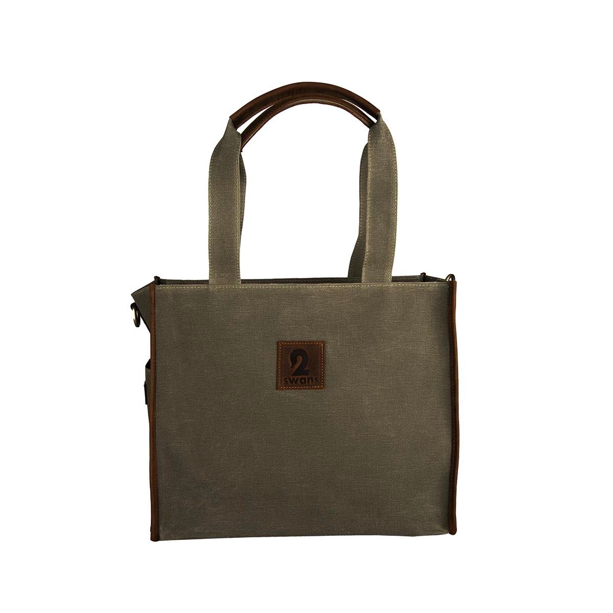 Kanvas Çanta Haki Orta Boy