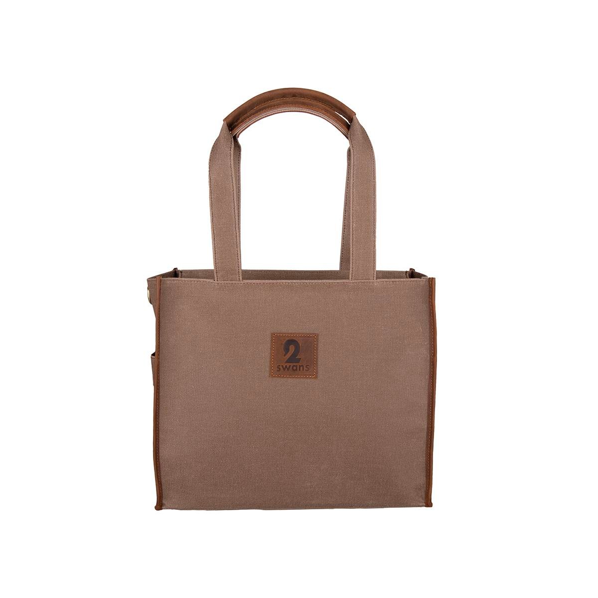 Kanvas Çanta Kahve Orta Boy