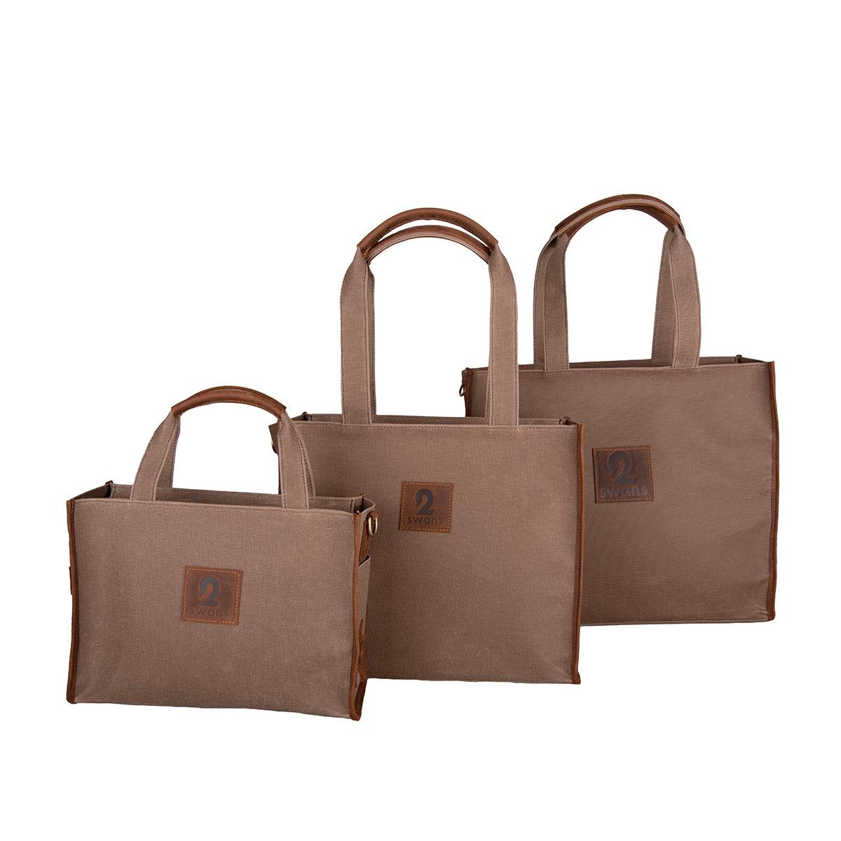 Kanvas Çanta Kahve Orta Boy