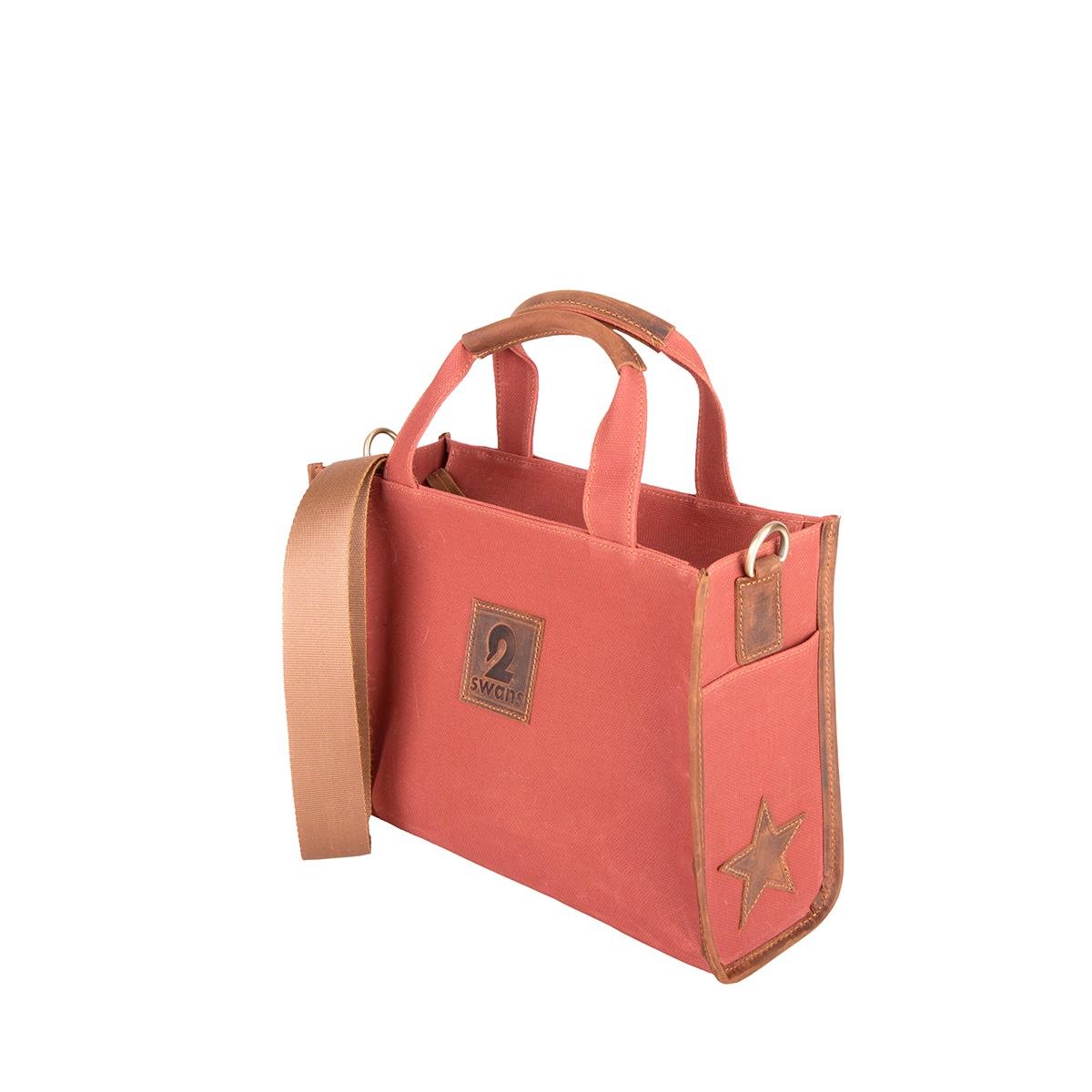 Kanvas Çanta Kiremit Küçük Boy