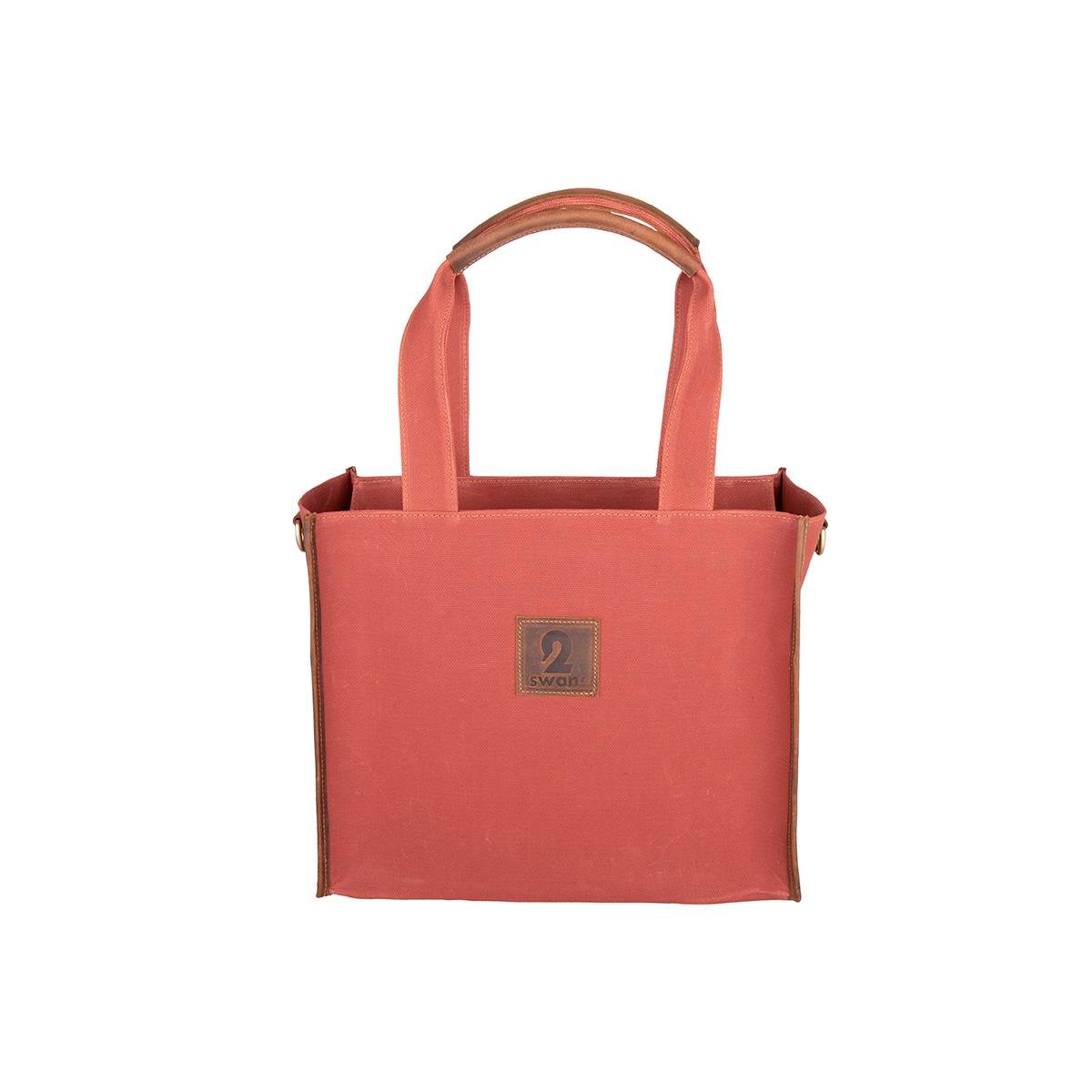 Kanvas Çanta Kiremit Orta Boy