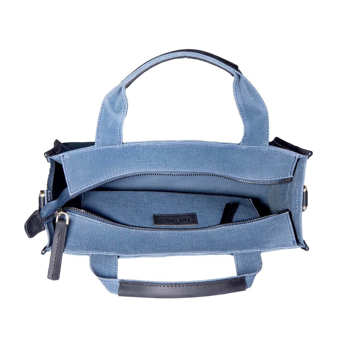 Kanvas Çanta Mavi Küçük Boy