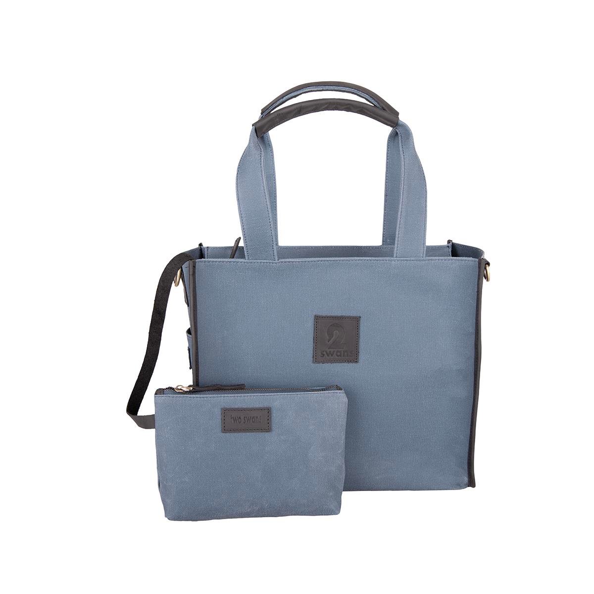 Kanvas Çanta Mavi Orta Boy