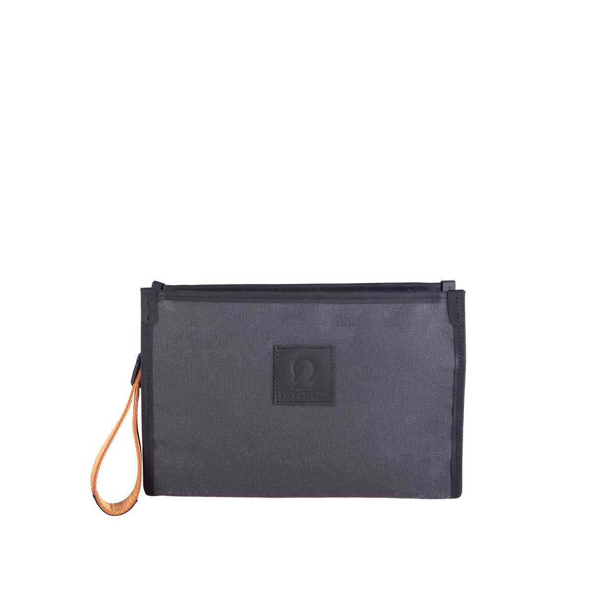 Kanvas Clutch Antrasit Standart Boy