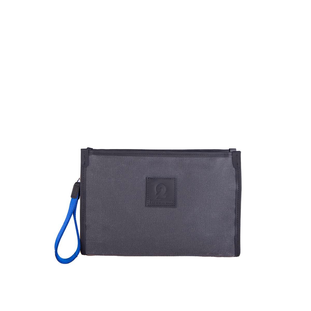 Kanvas Clutch Antrasit Standart Boy