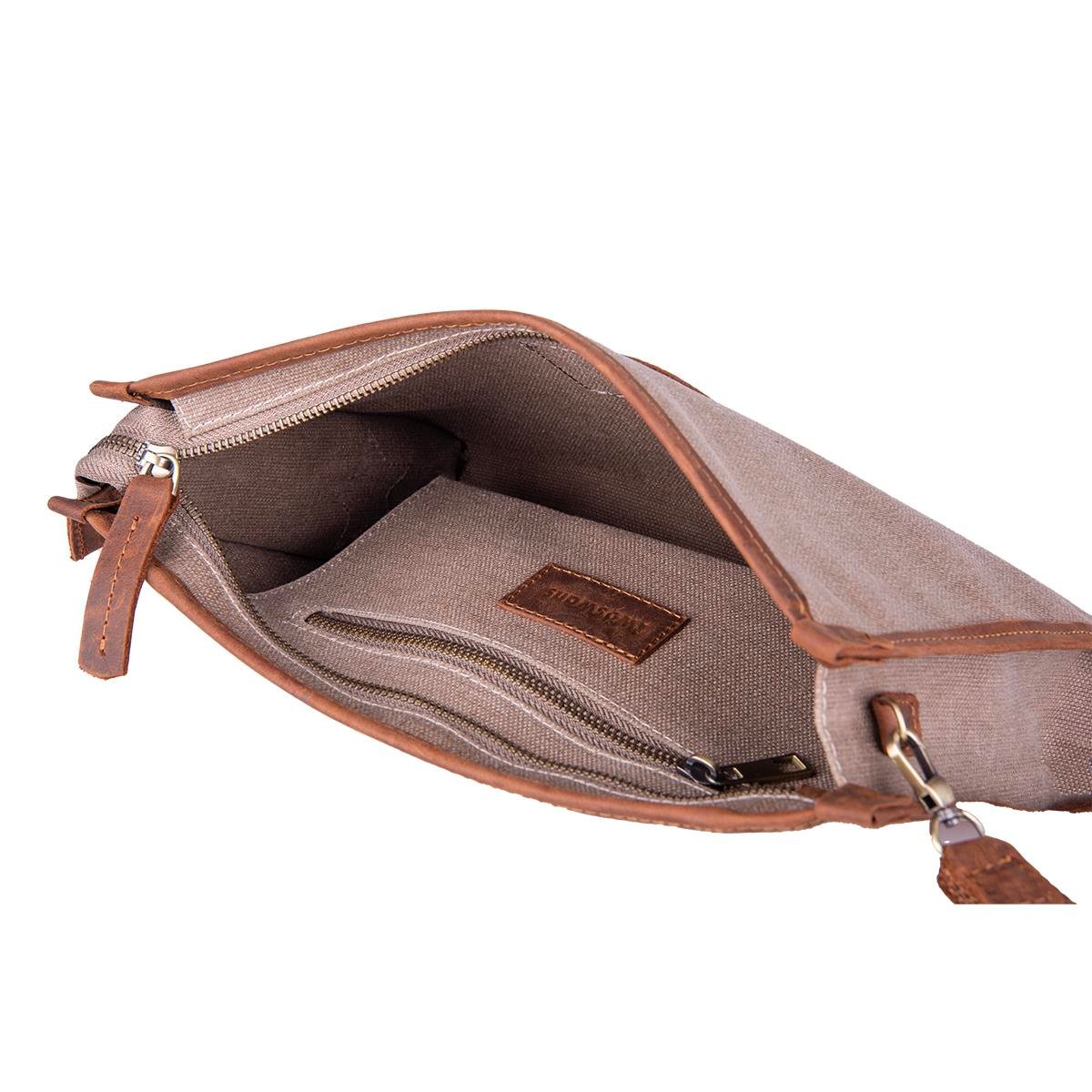Kanvas Clutch Kahve Standart Boy