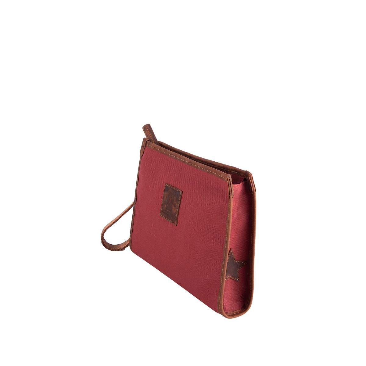 Kanvas Clutch Kiremit Standart Boy